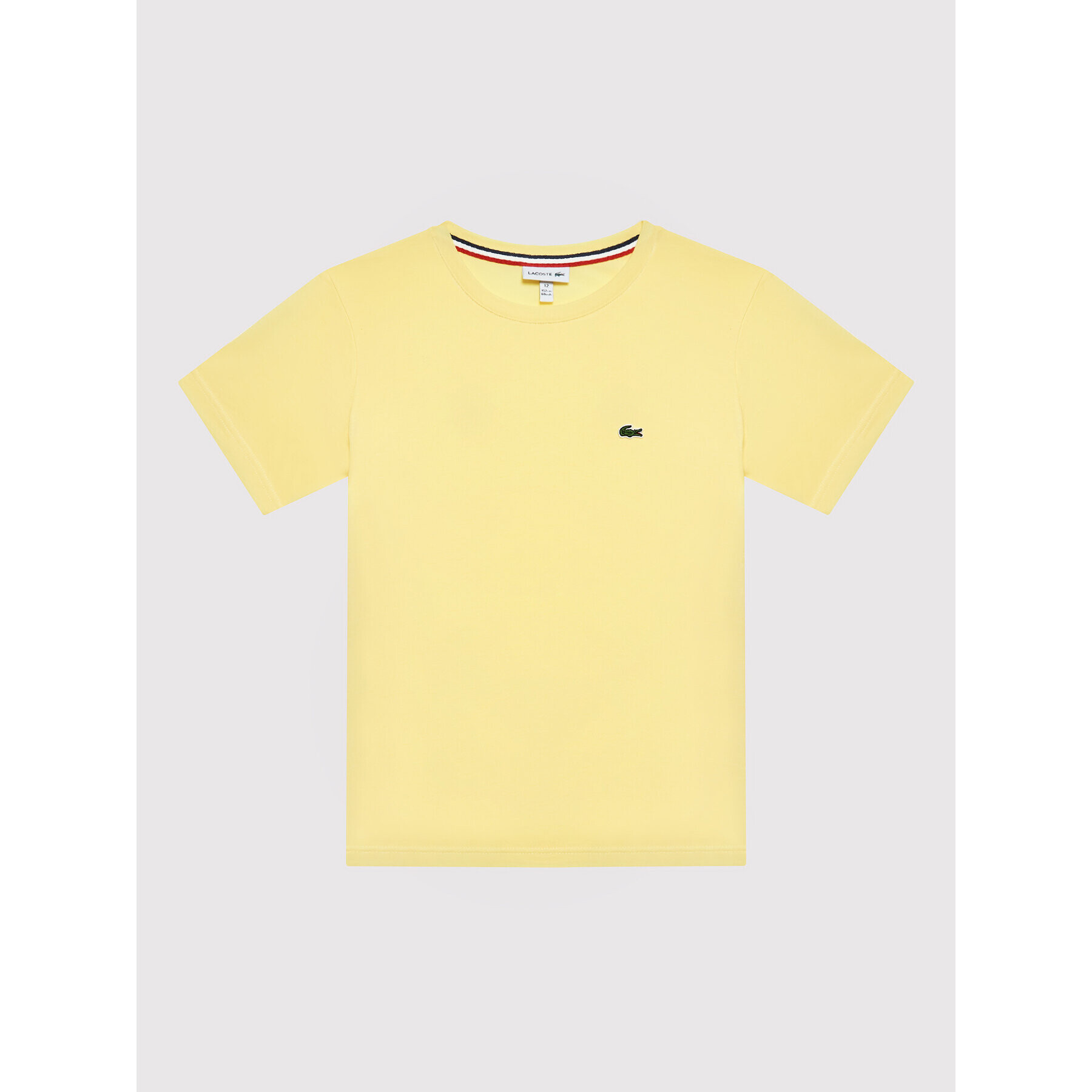 Lacoste T-Shirt TJ1442 Žlutá Regular Fit - Pepit.cz