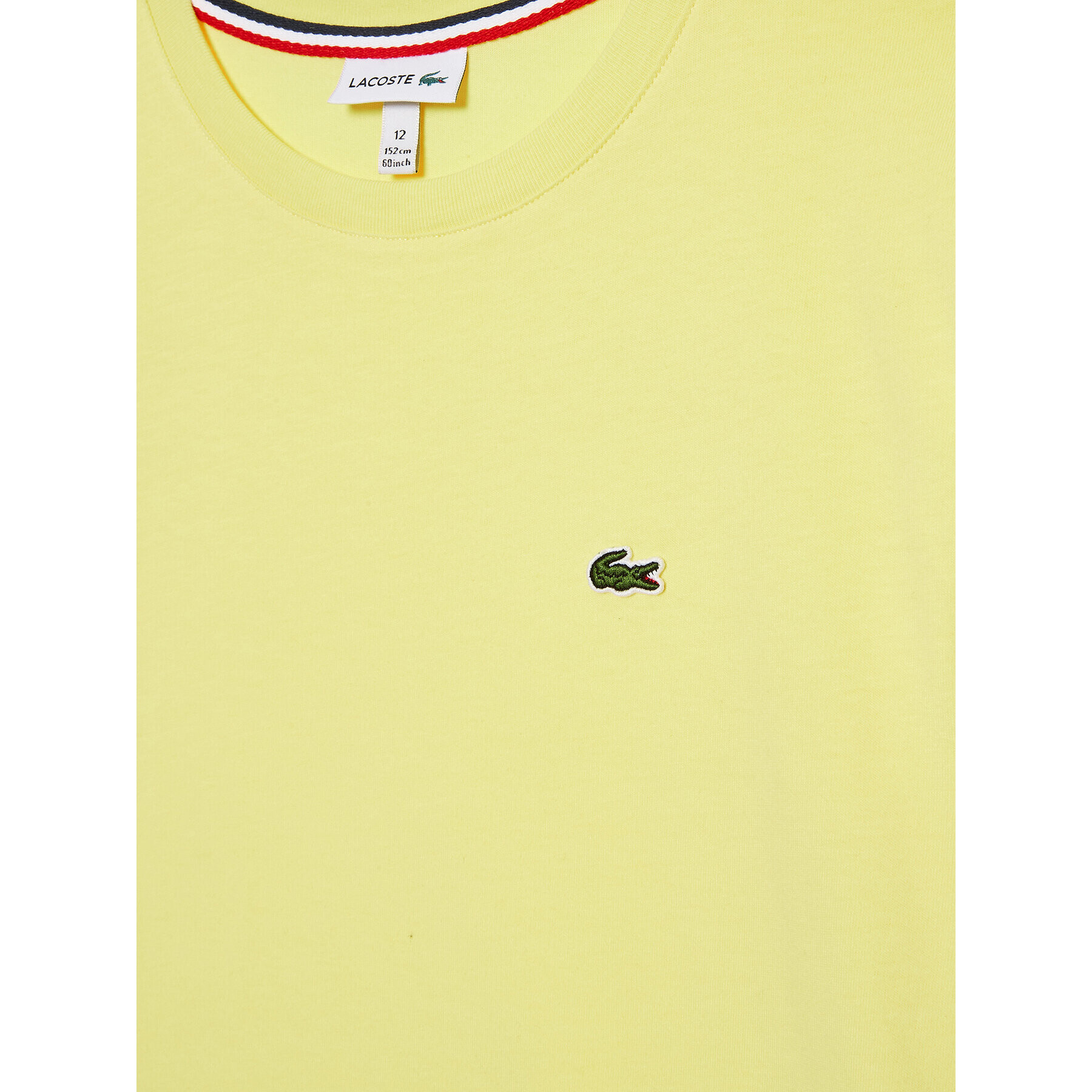 Lacoste T-Shirt TJ1442 Žlutá Regular Fit - Pepit.cz