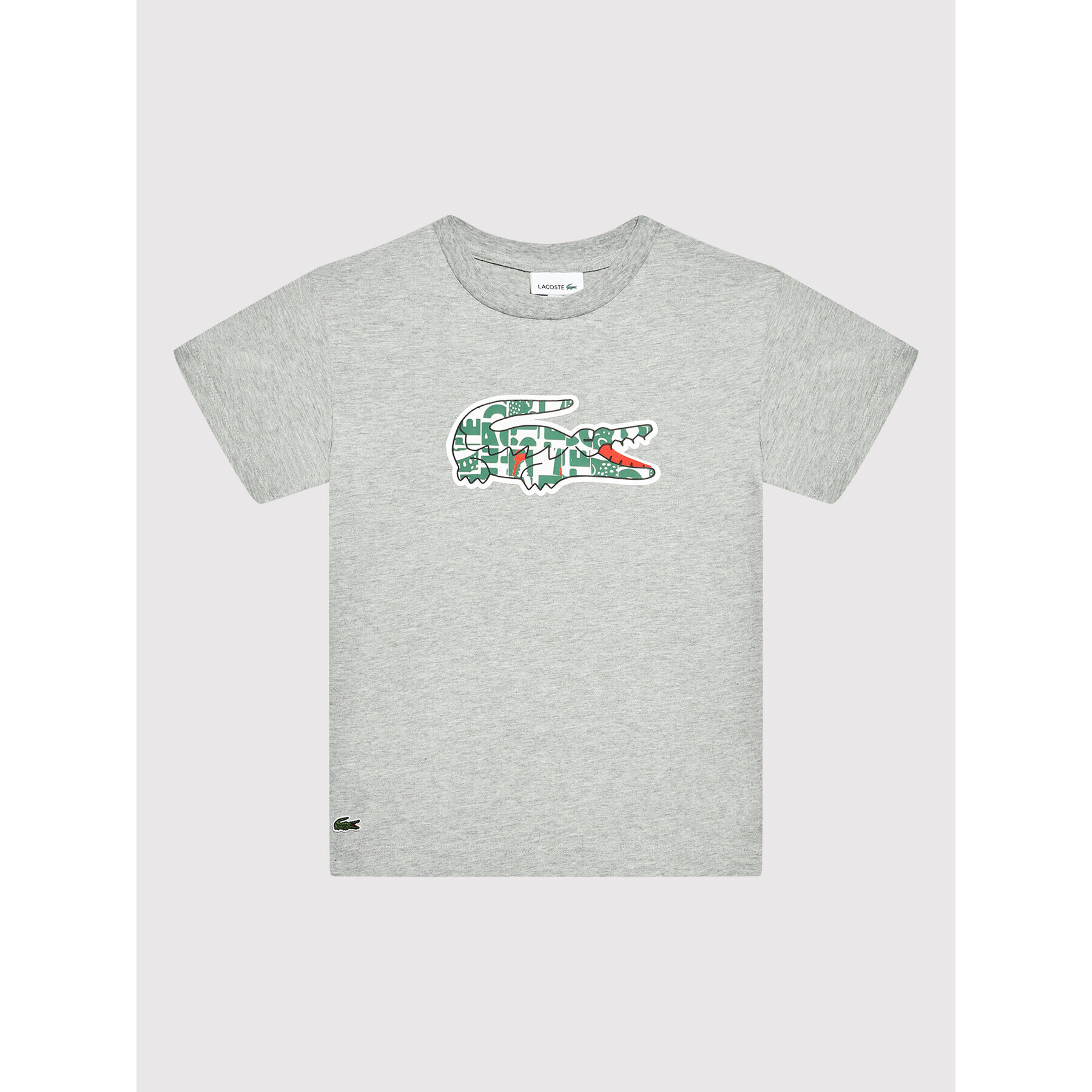 Lacoste T-Shirt TJ3141 Šedá Regular Fit - Pepit.cz