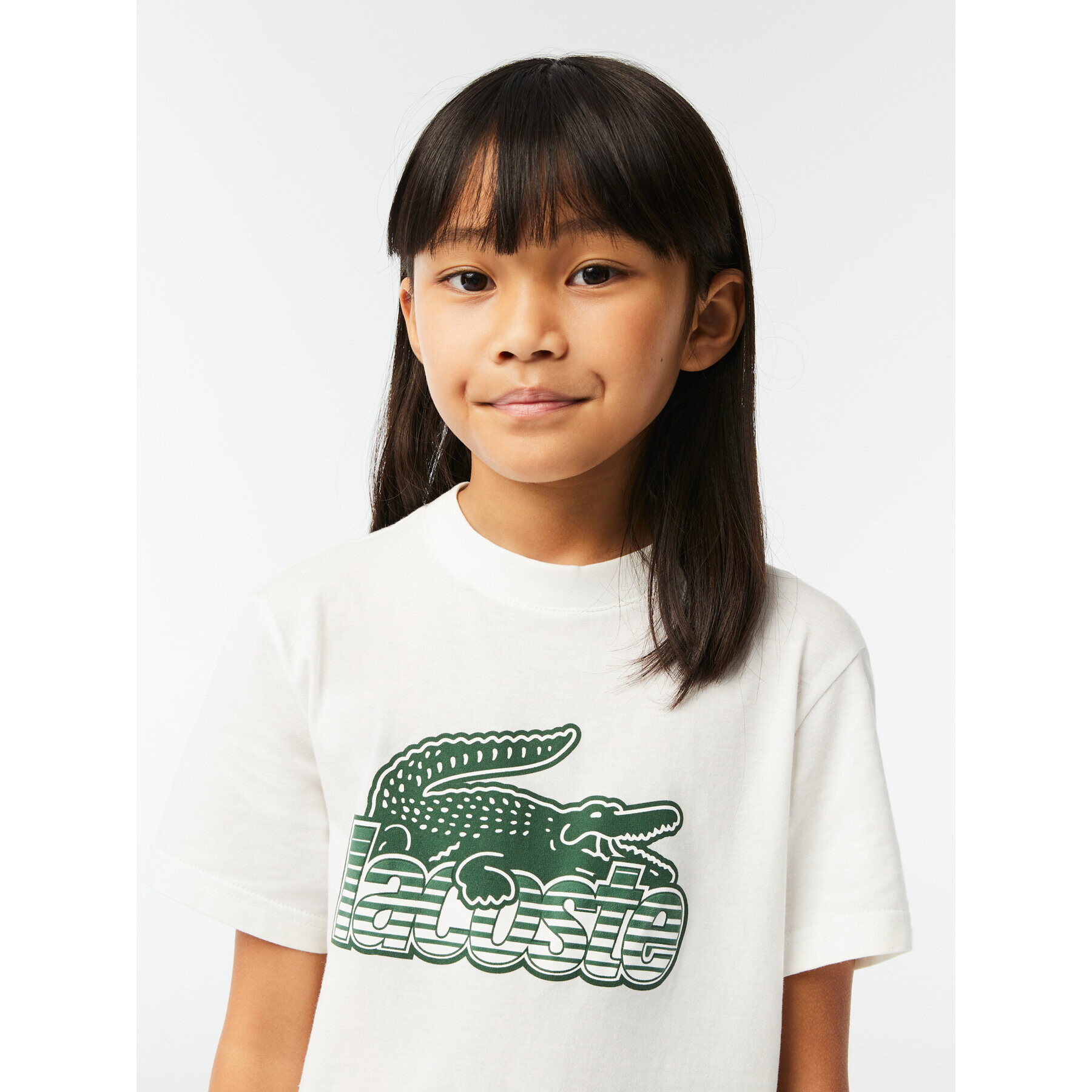 Lacoste T-Shirt TJ5328 Écru Regular Fit - Pepit.cz