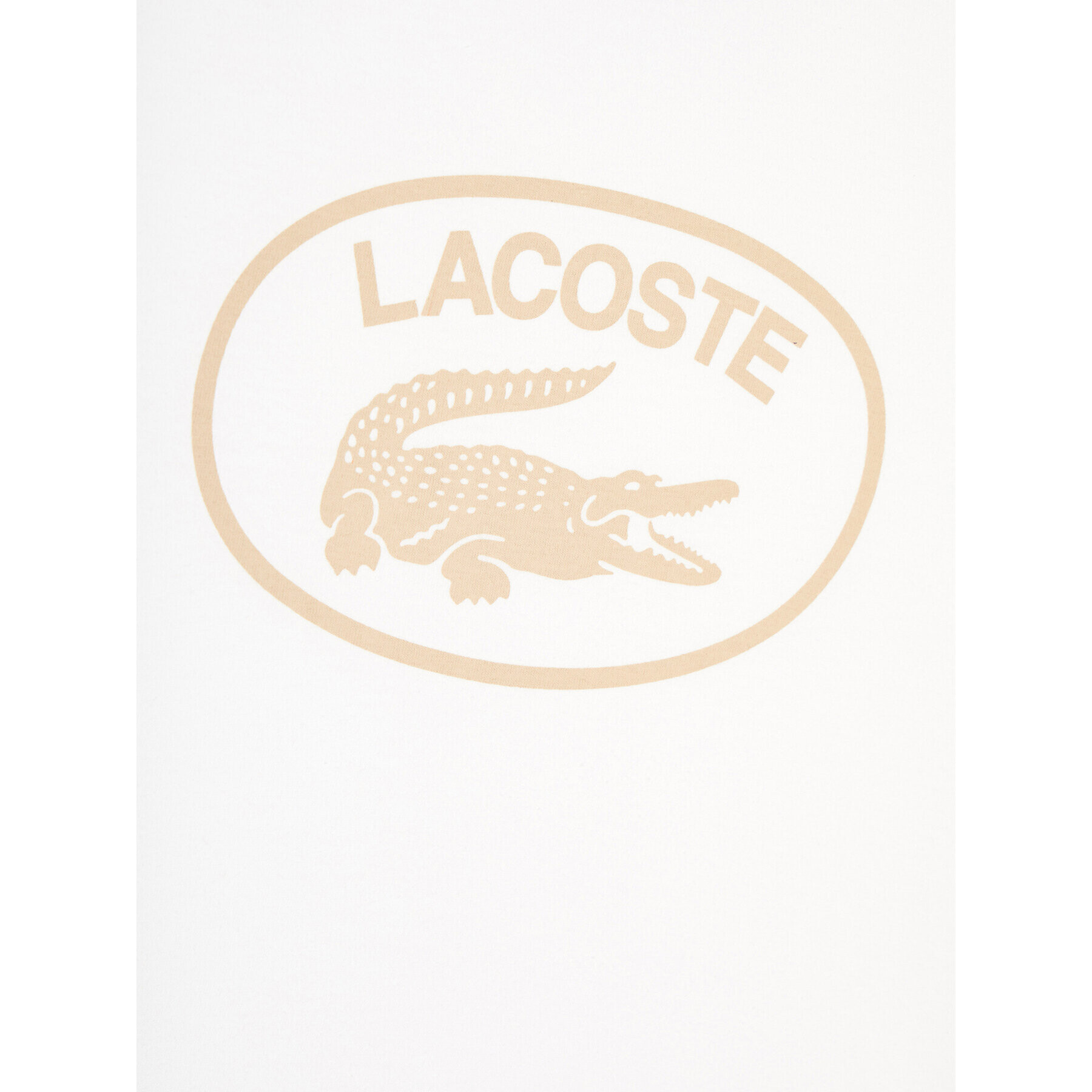 Lacoste T-Shirt TJ9732 Bílá Regular Fit - Pepit.cz