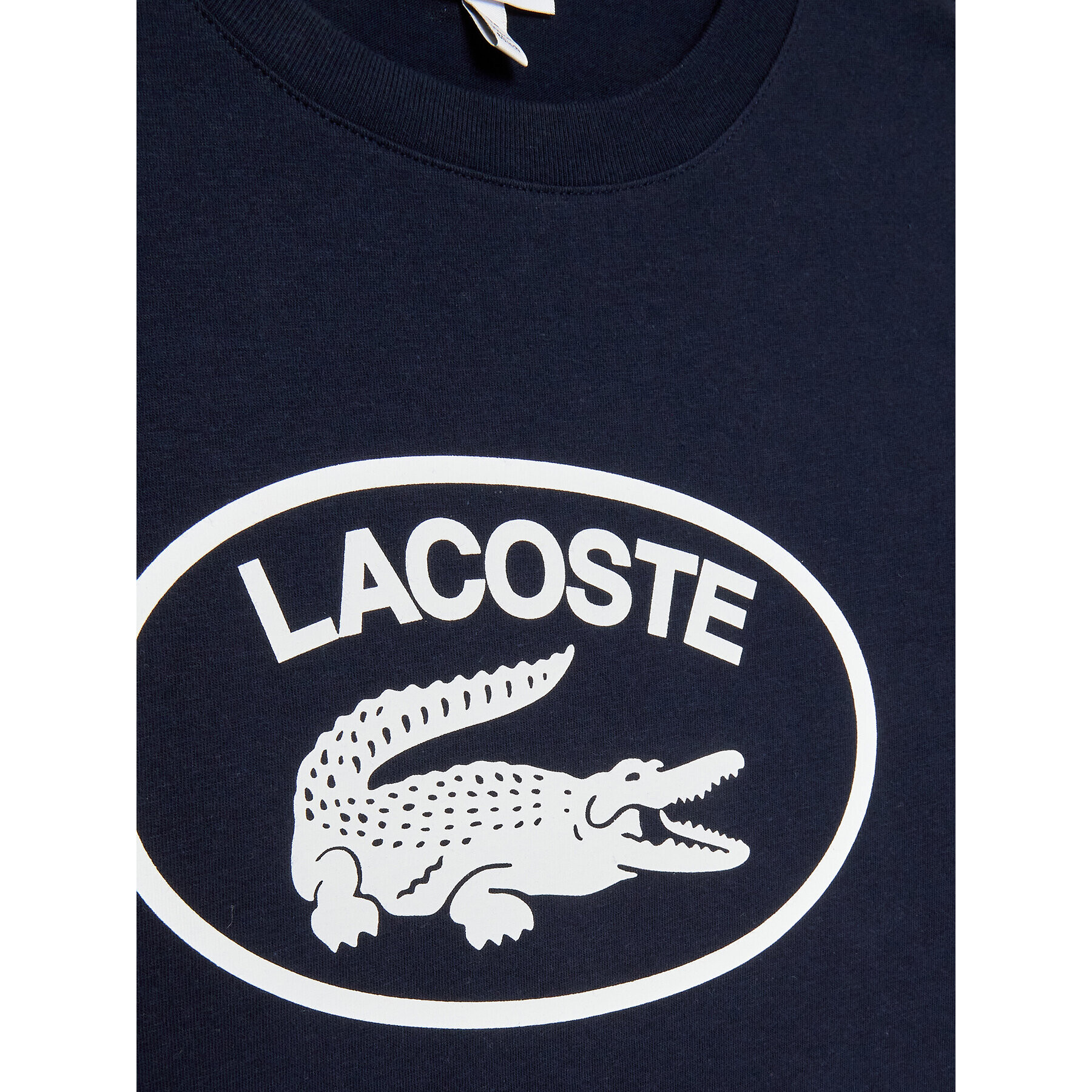 Lacoste T-Shirt TJ9732 Tmavomodrá Regular Fit - Pepit.cz