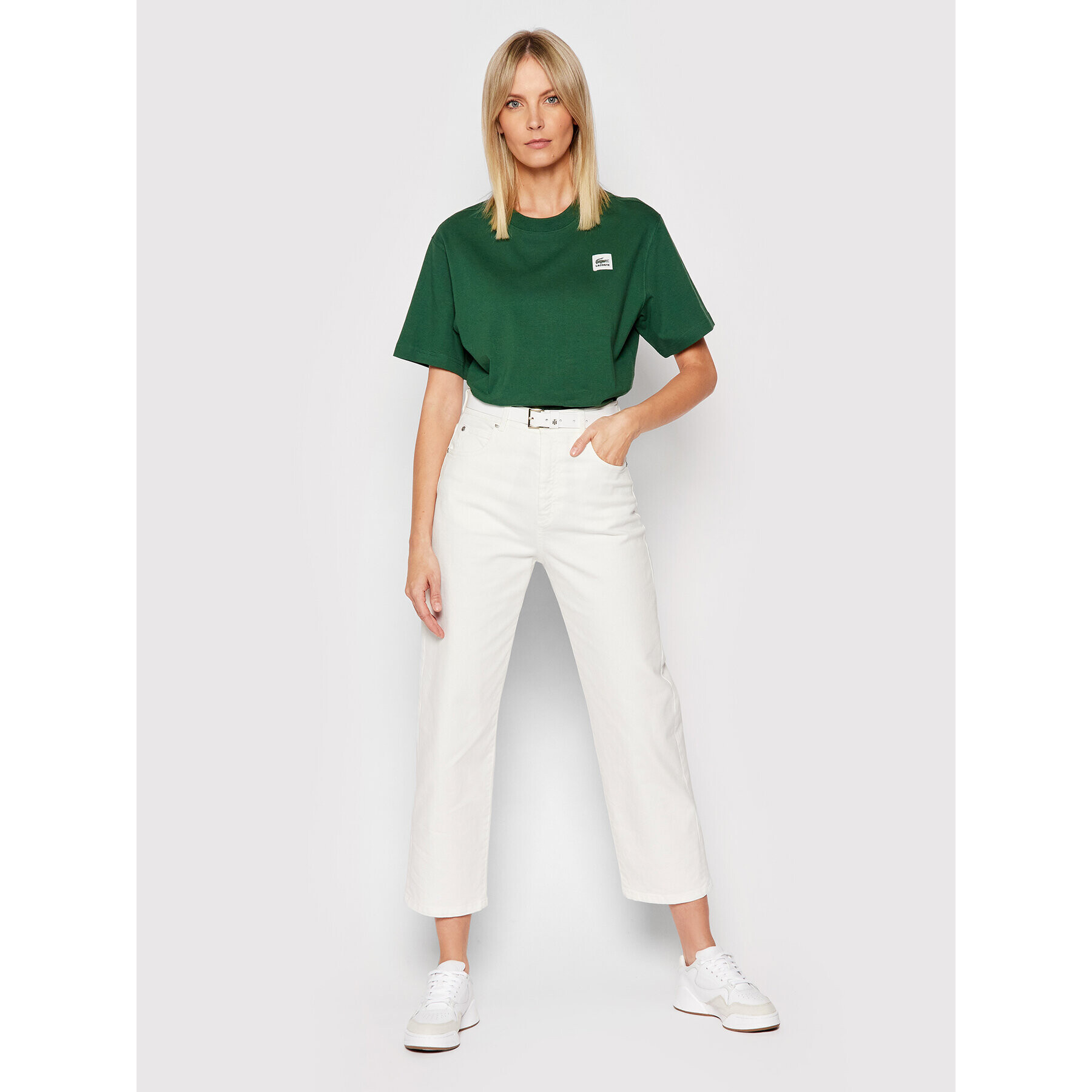 Lacoste T-Shirt Unisex TH9163 Zelená Regular Fit - Pepit.cz