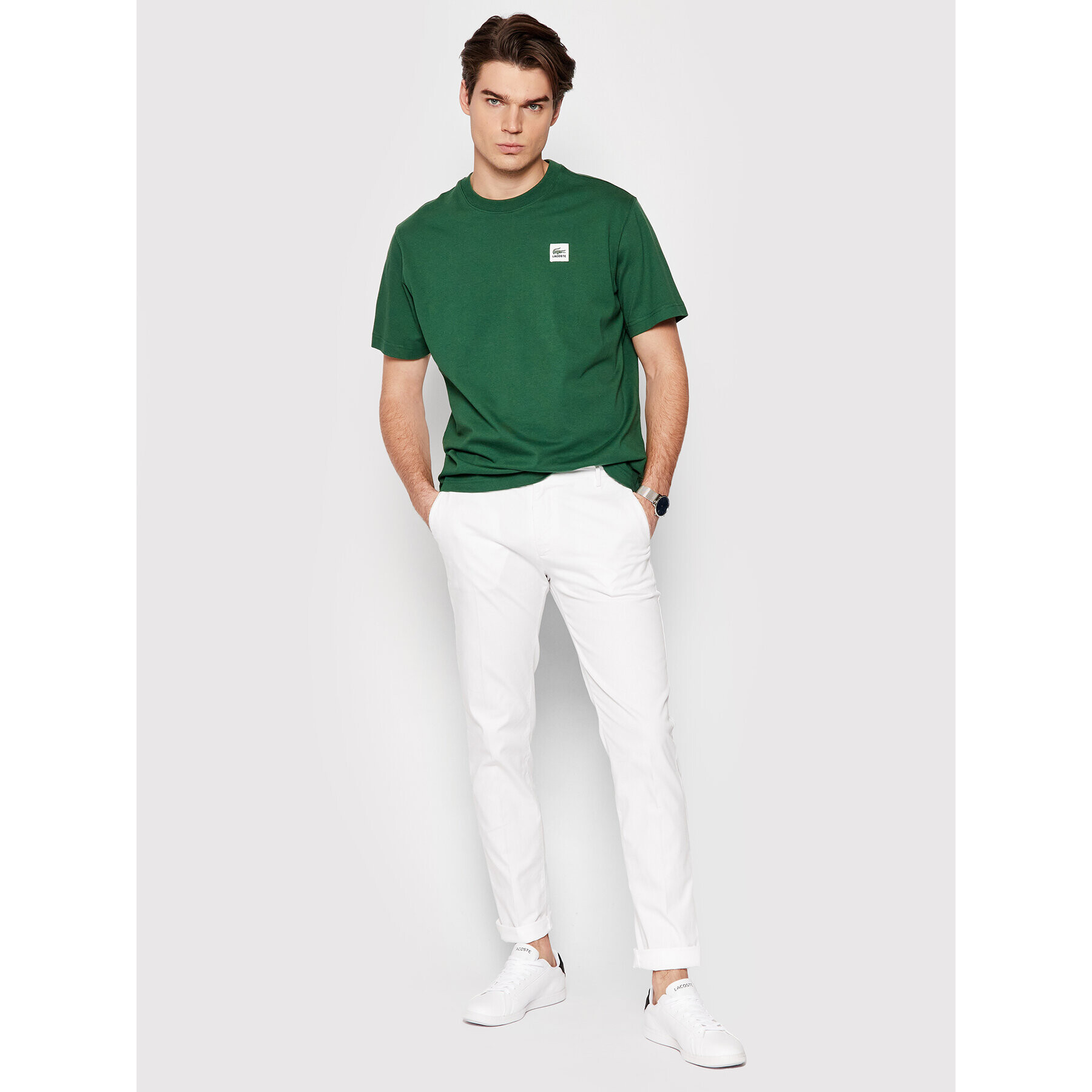 Lacoste T-Shirt Unisex TH9163 Zelená Regular Fit - Pepit.cz