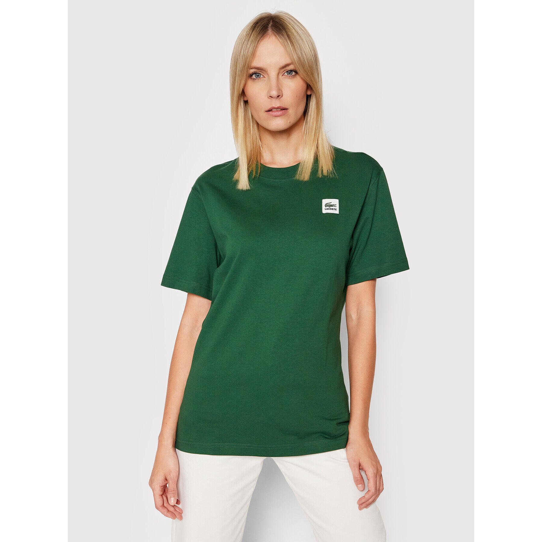 Lacoste T-Shirt Unisex TH9163 Zelená Regular Fit - Pepit.cz