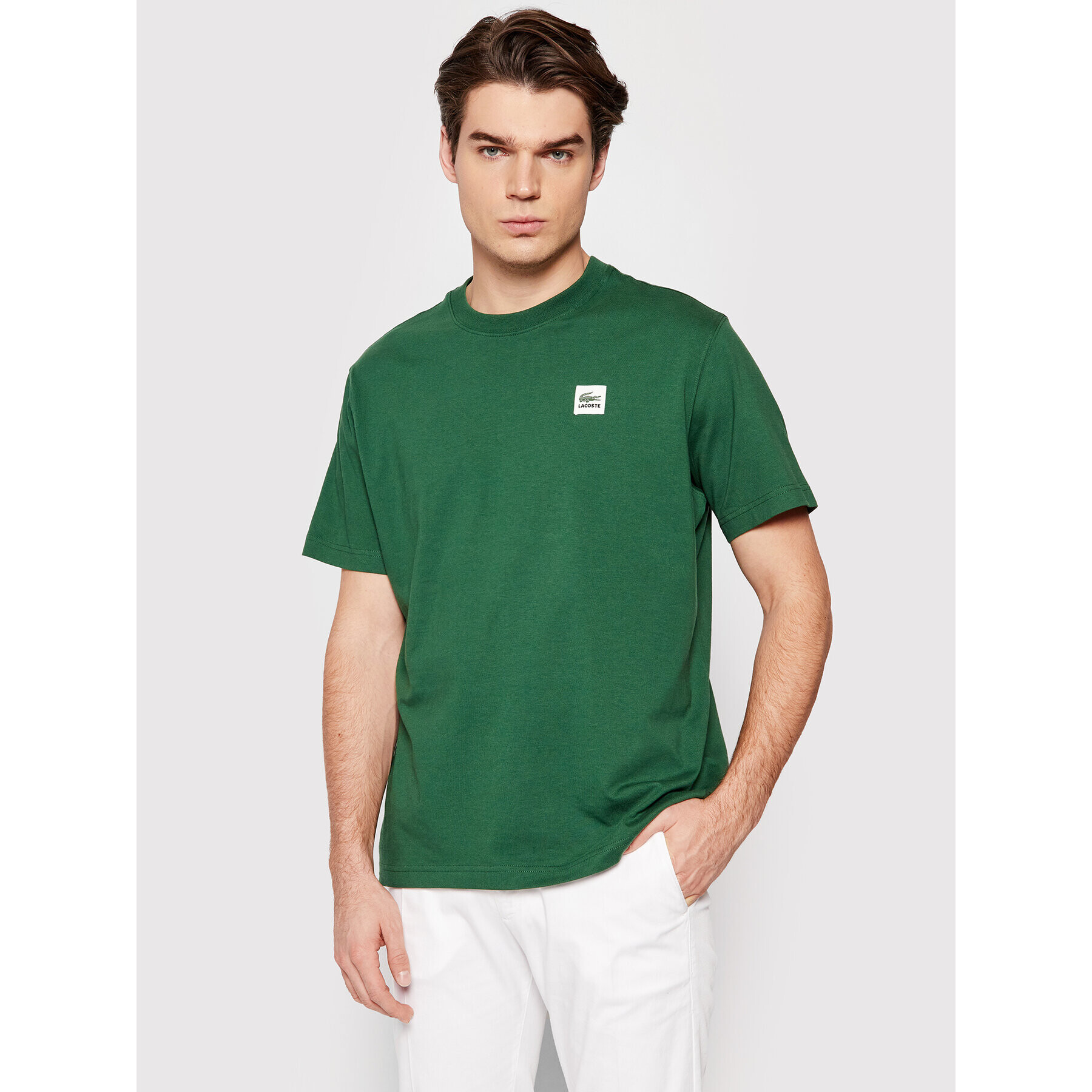 Lacoste T-Shirt Unisex TH9163 Zelená Regular Fit - Pepit.cz