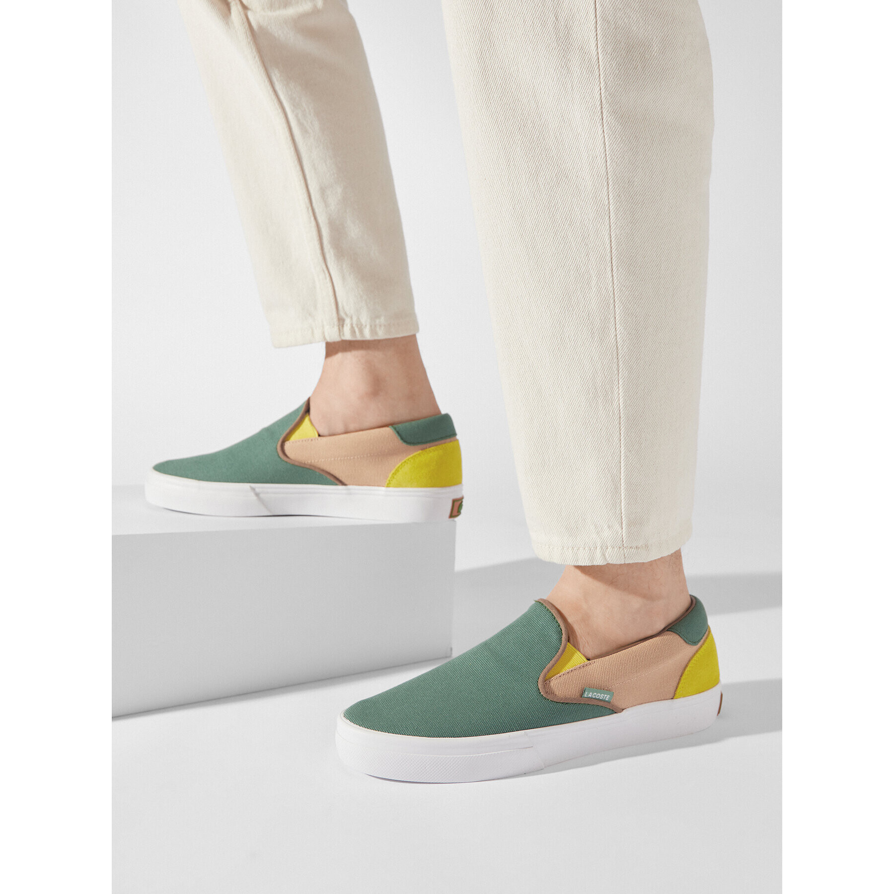 Lacoste Tenisky Jump Serve Slip 123 2 Cma 745CMA00263T3 Zelená - Pepit.cz