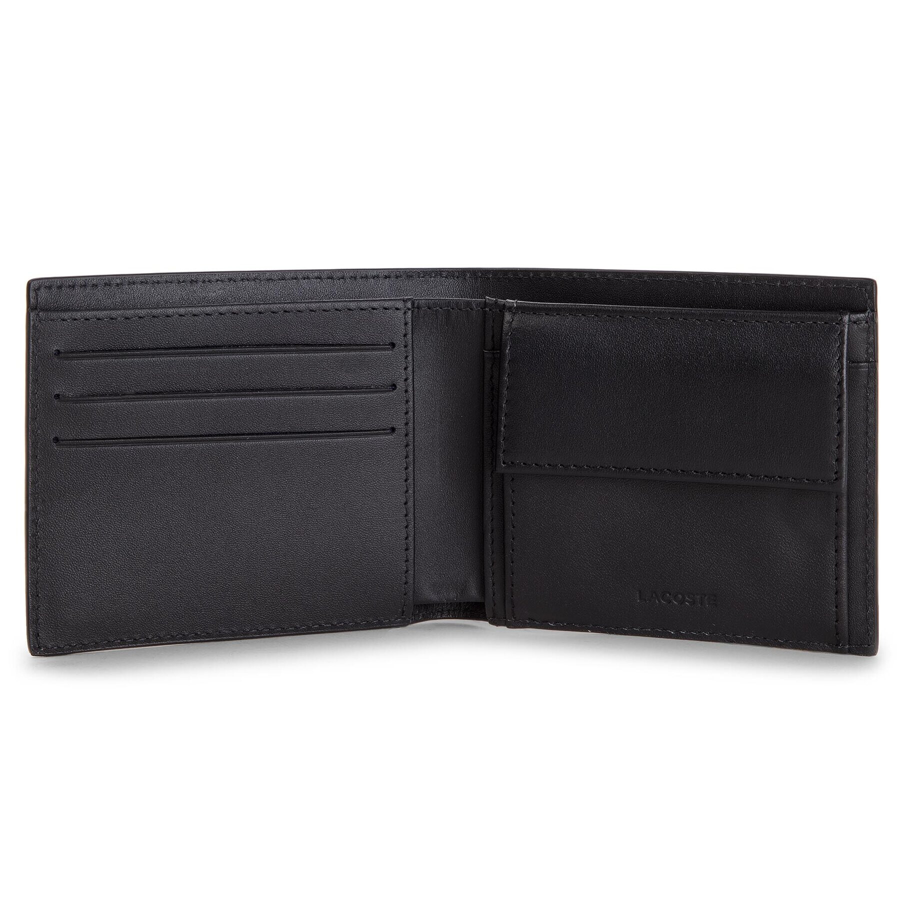 Lacoste Velká pánská peněženka M Billfold Coin NH1112FG Černá - Pepit.cz