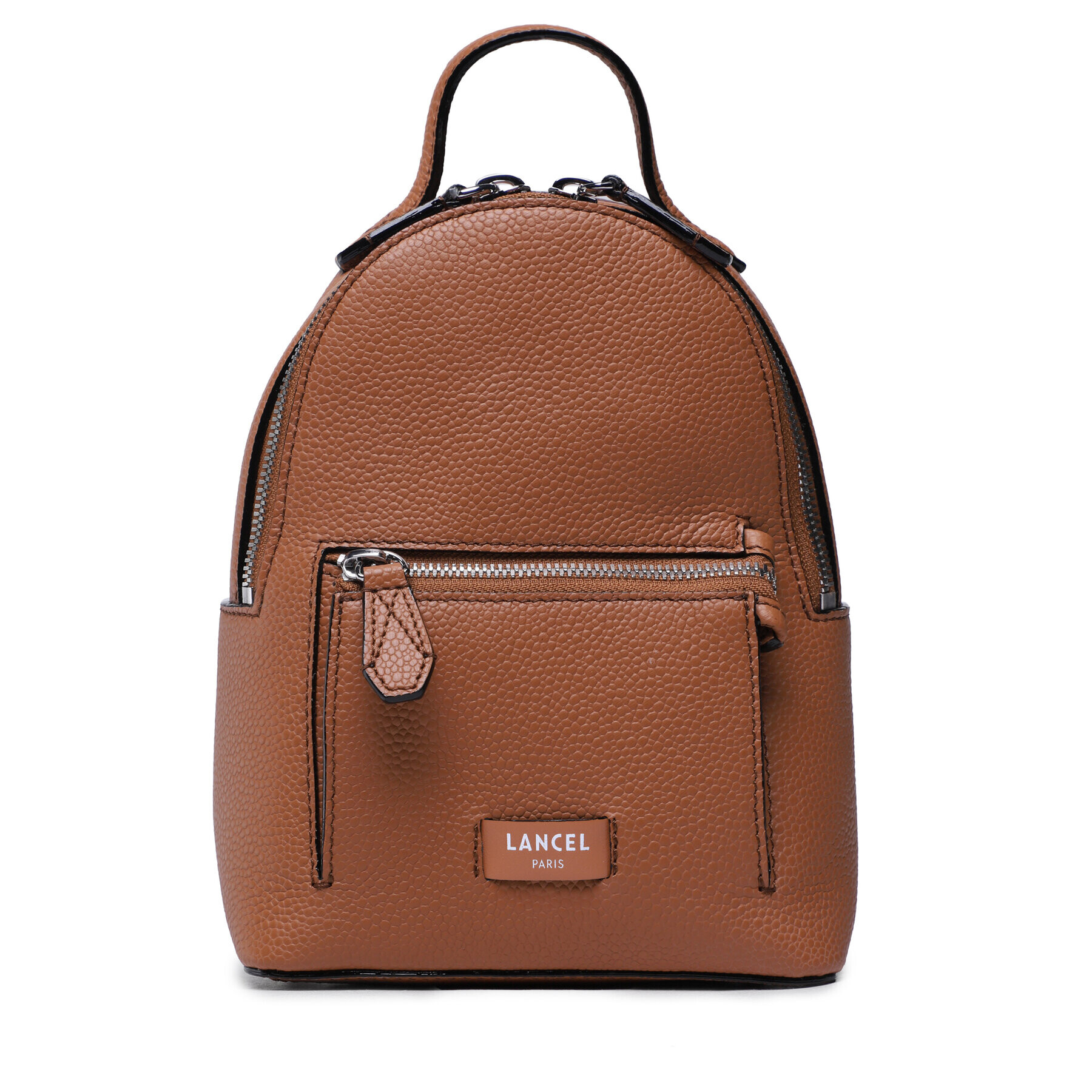 Lancel Batoh Mini Zip Backpack A1209220TU Hnědá - Pepit.cz