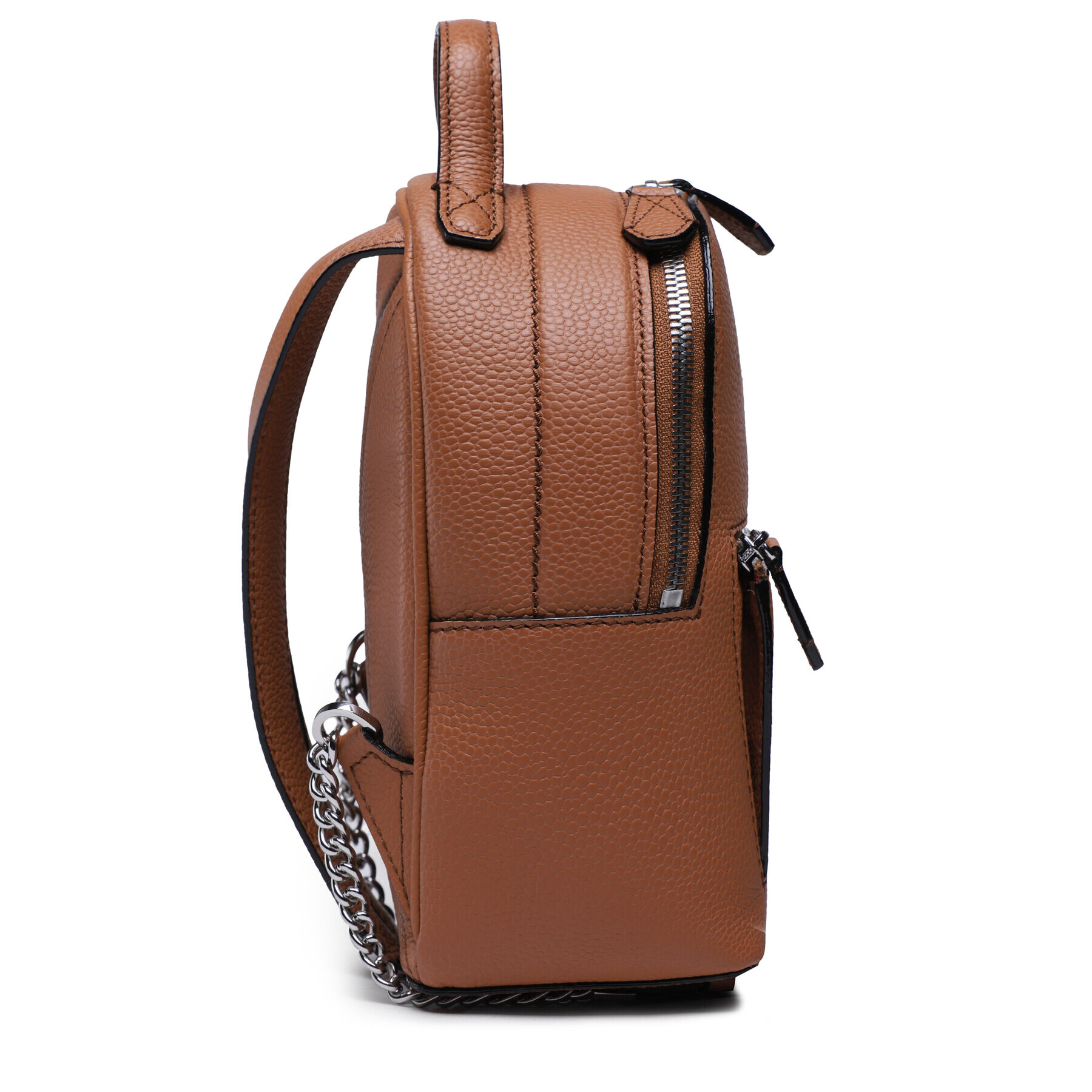 Lancel Batoh Mini Zip Backpack A1209220TU Hnědá - Pepit.cz