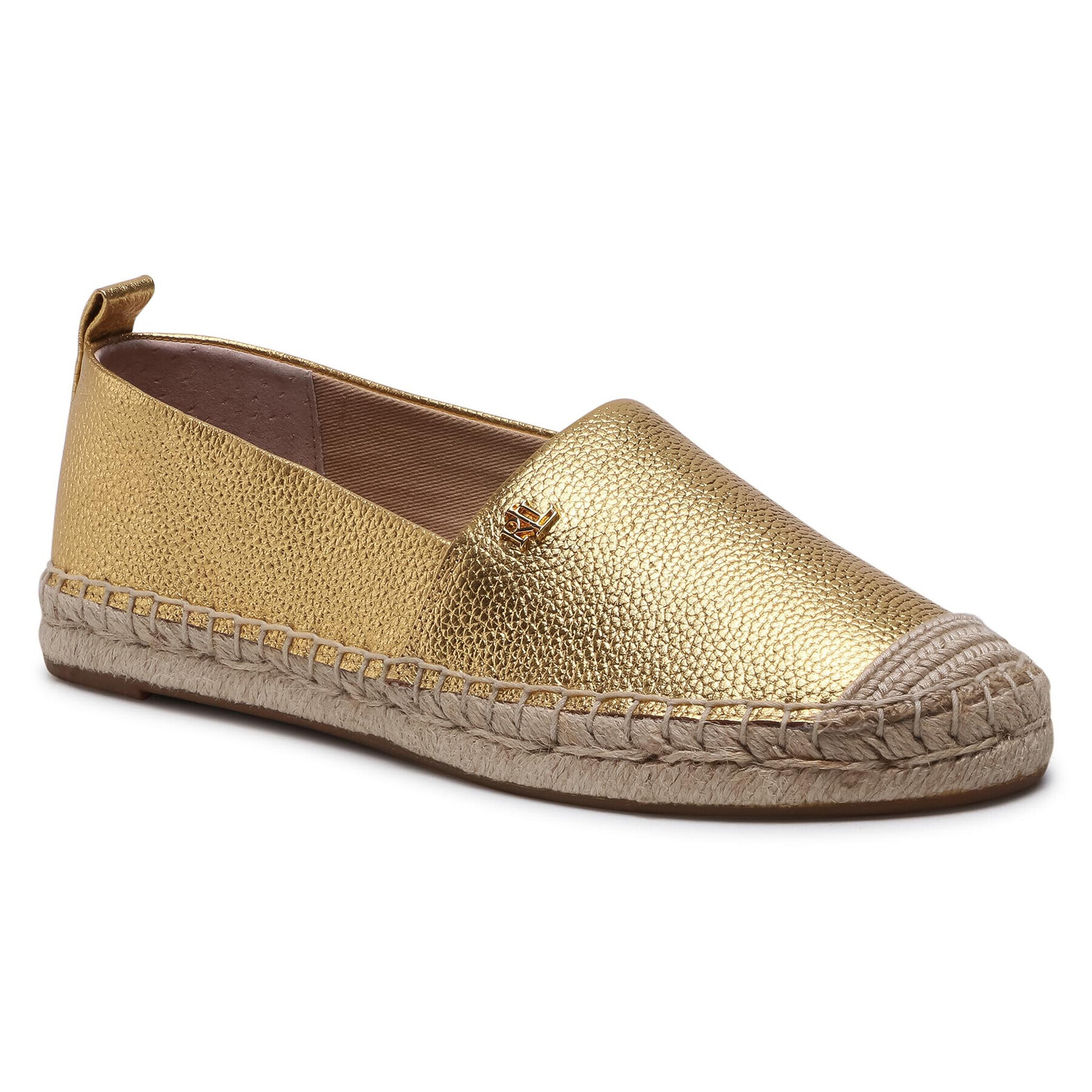 Lauren Ralph Lauren Espadrilky Cameryn 802824737001 Zlatá - Pepit.cz