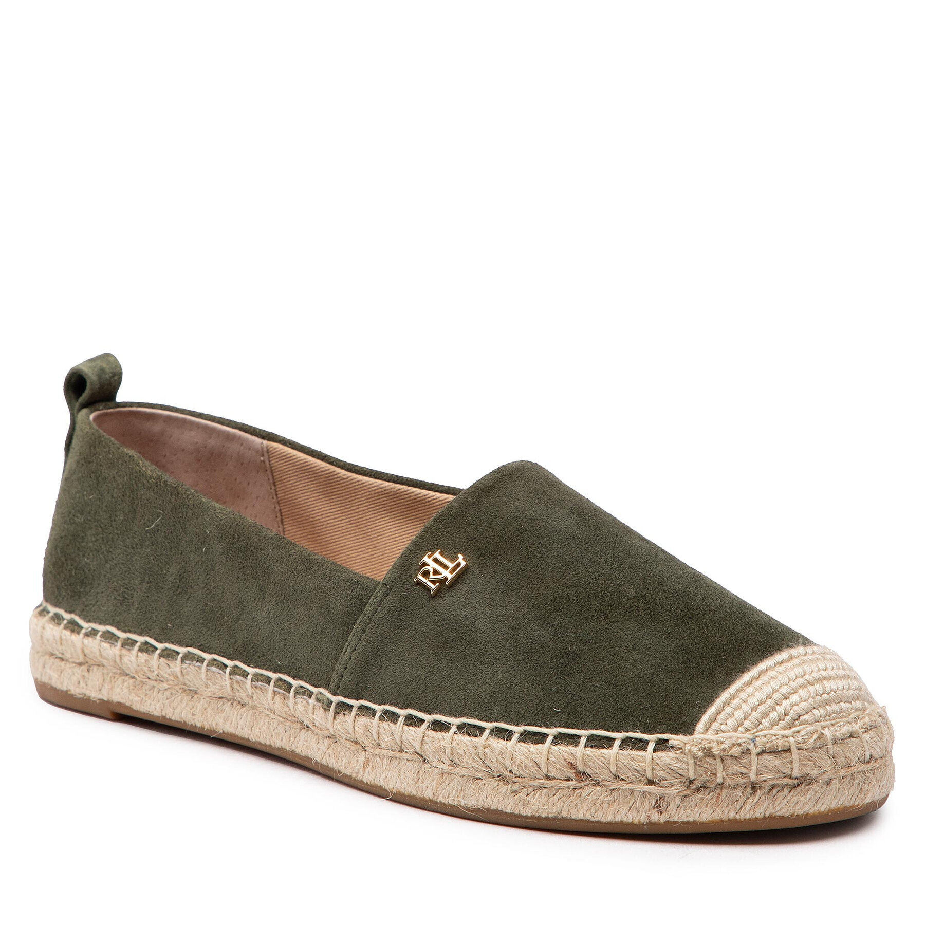 Lauren Ralph Lauren Espadrilky Cameryn 802828008003 Zelená - Pepit.cz