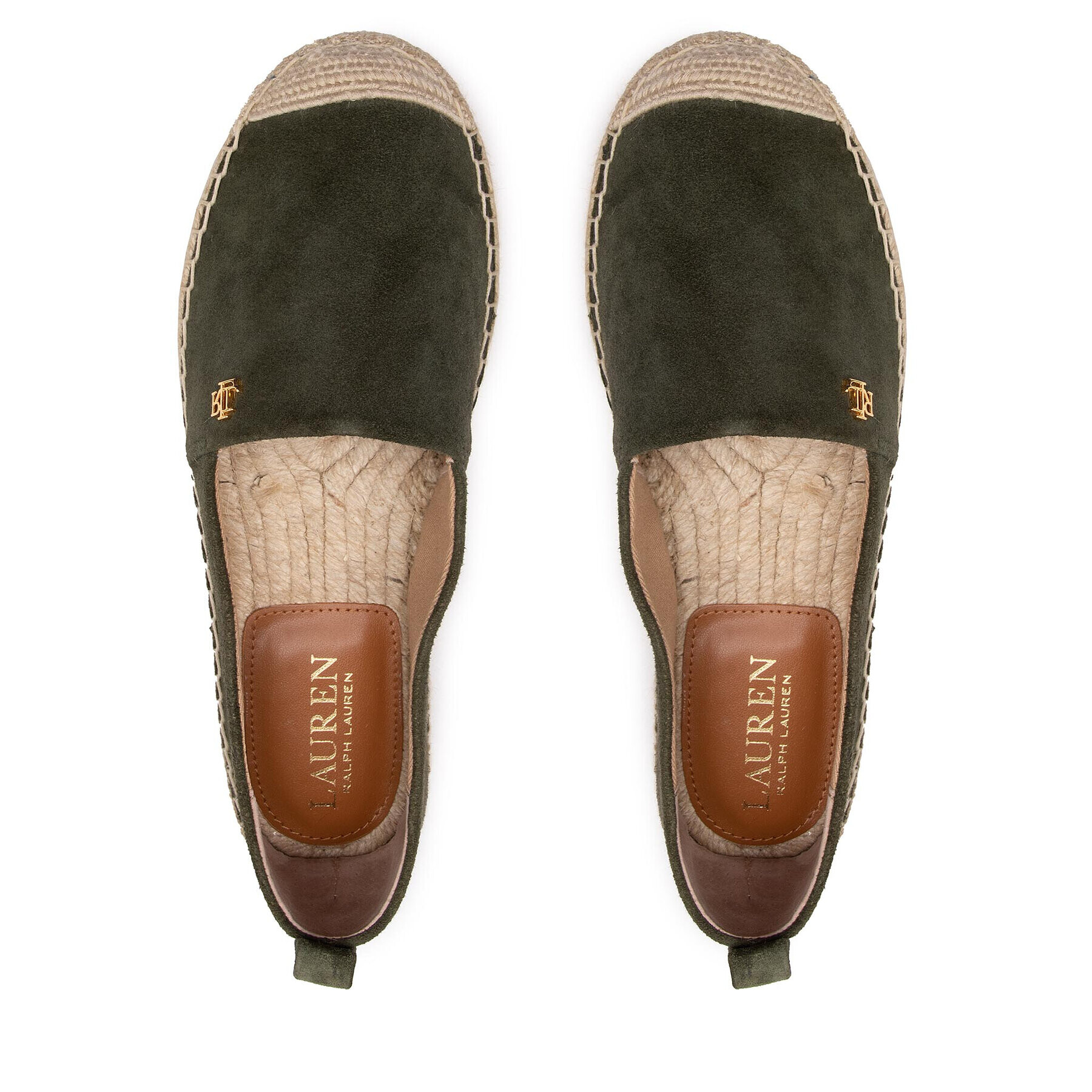 Lauren Ralph Lauren Espadrilky Cameryn 802828008003 Zelená - Pepit.cz