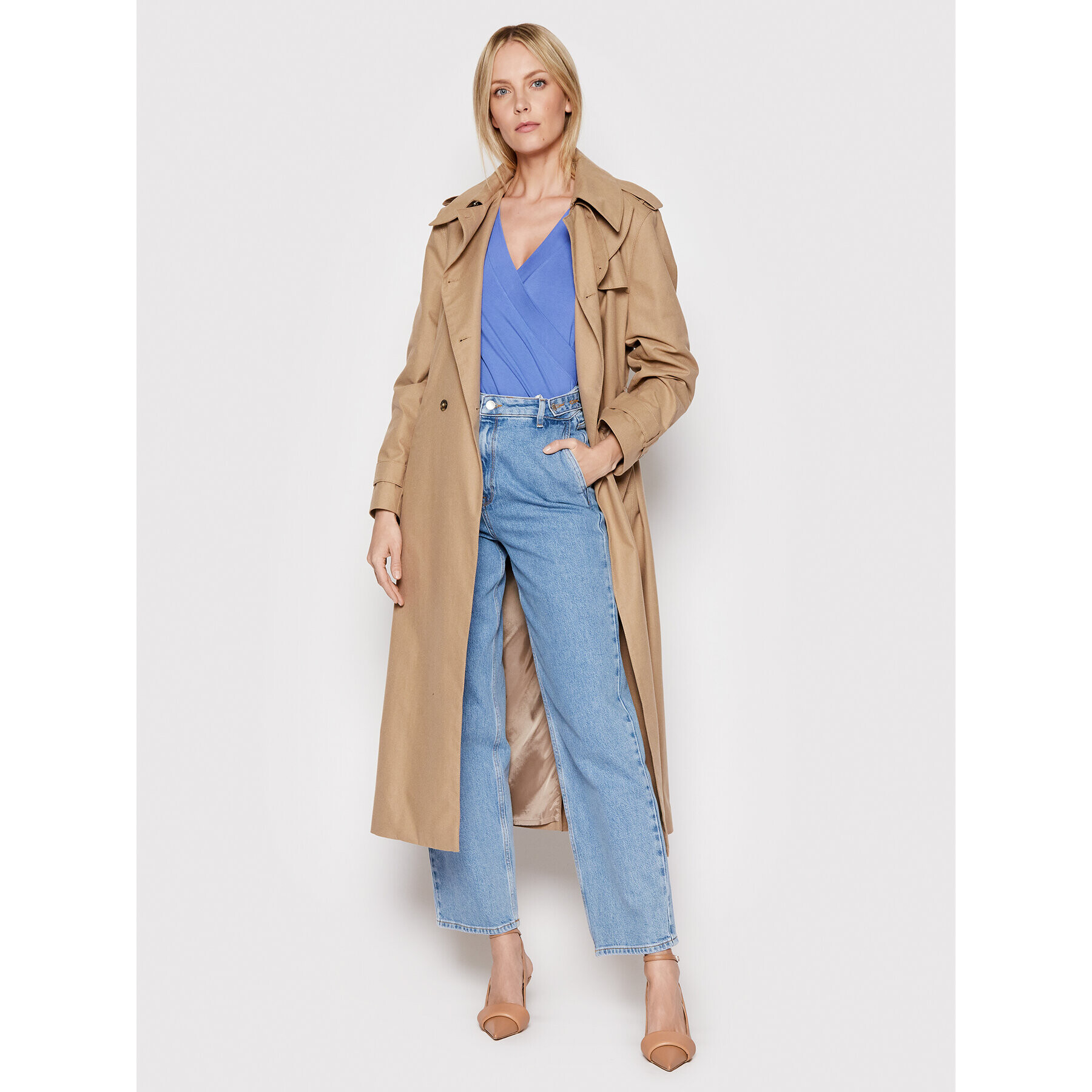 Lauren Ralph Lauren Halenka 200831571005 Modrá Slim Fit - Pepit.cz