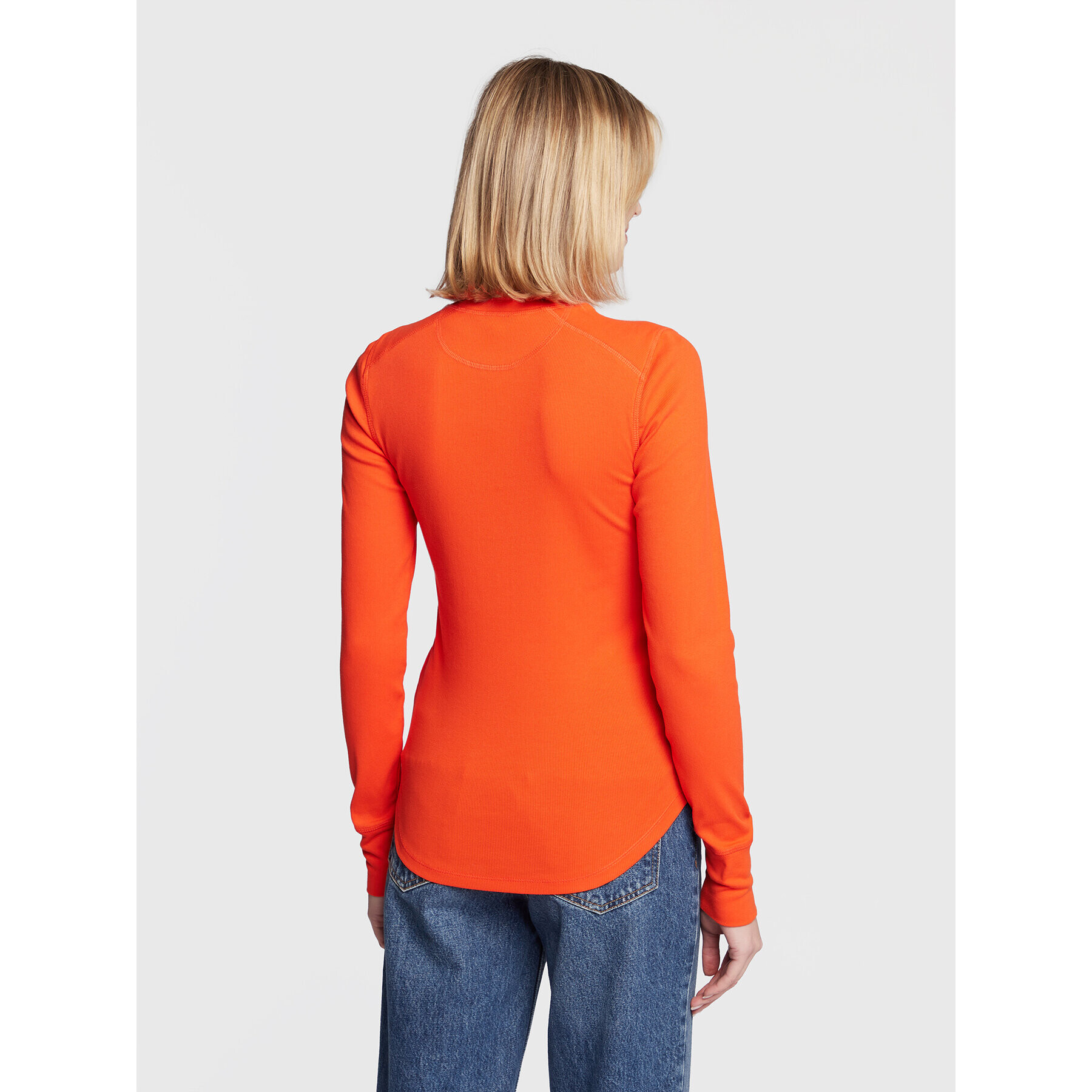 Lauren Ralph Lauren Halenka 200871561006 Oranžová Slim Fit - Pepit.cz