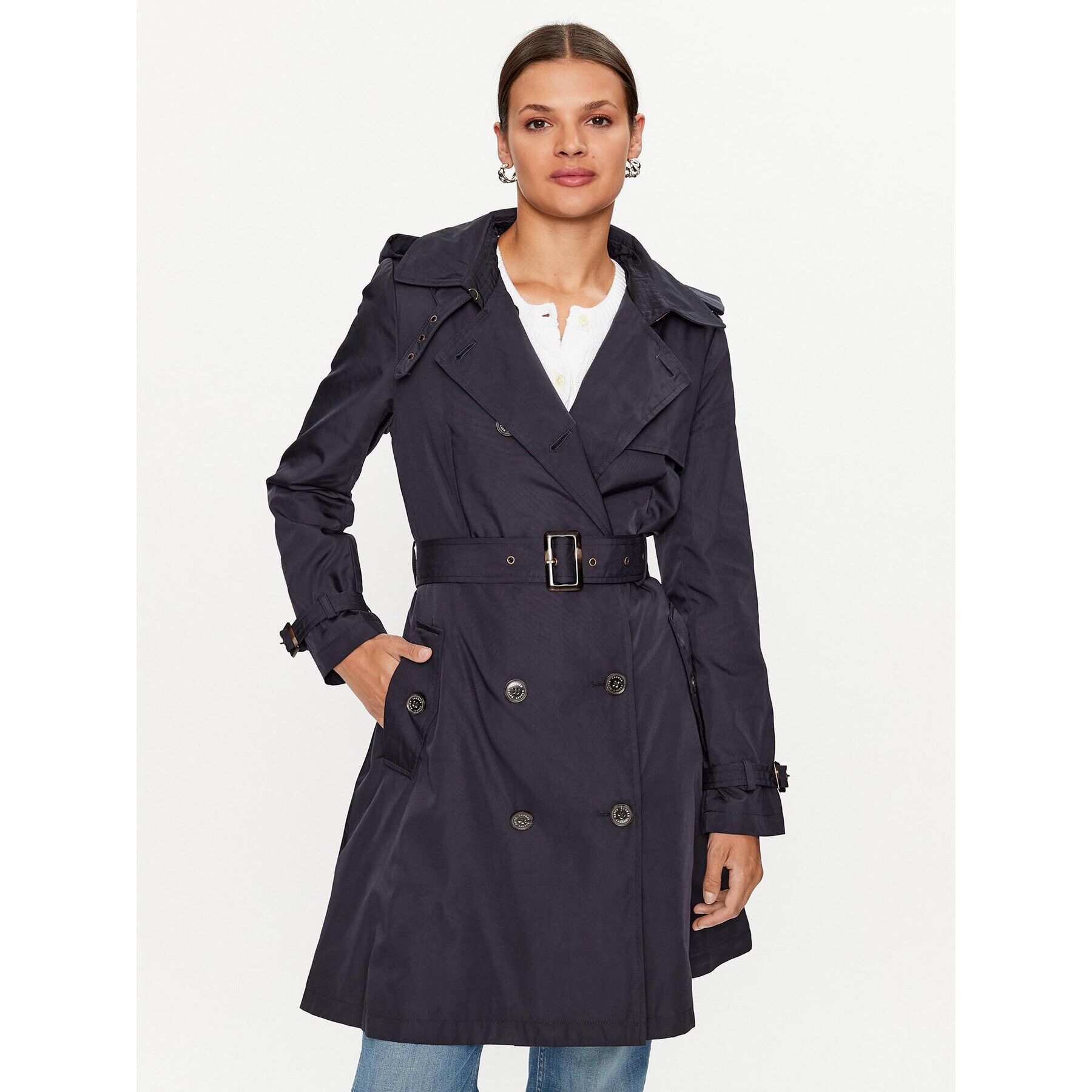 Lauren Ralph Lauren Kabát pro přechodné období 297918585002 Tmavomodrá Regular Fit - Pepit.cz