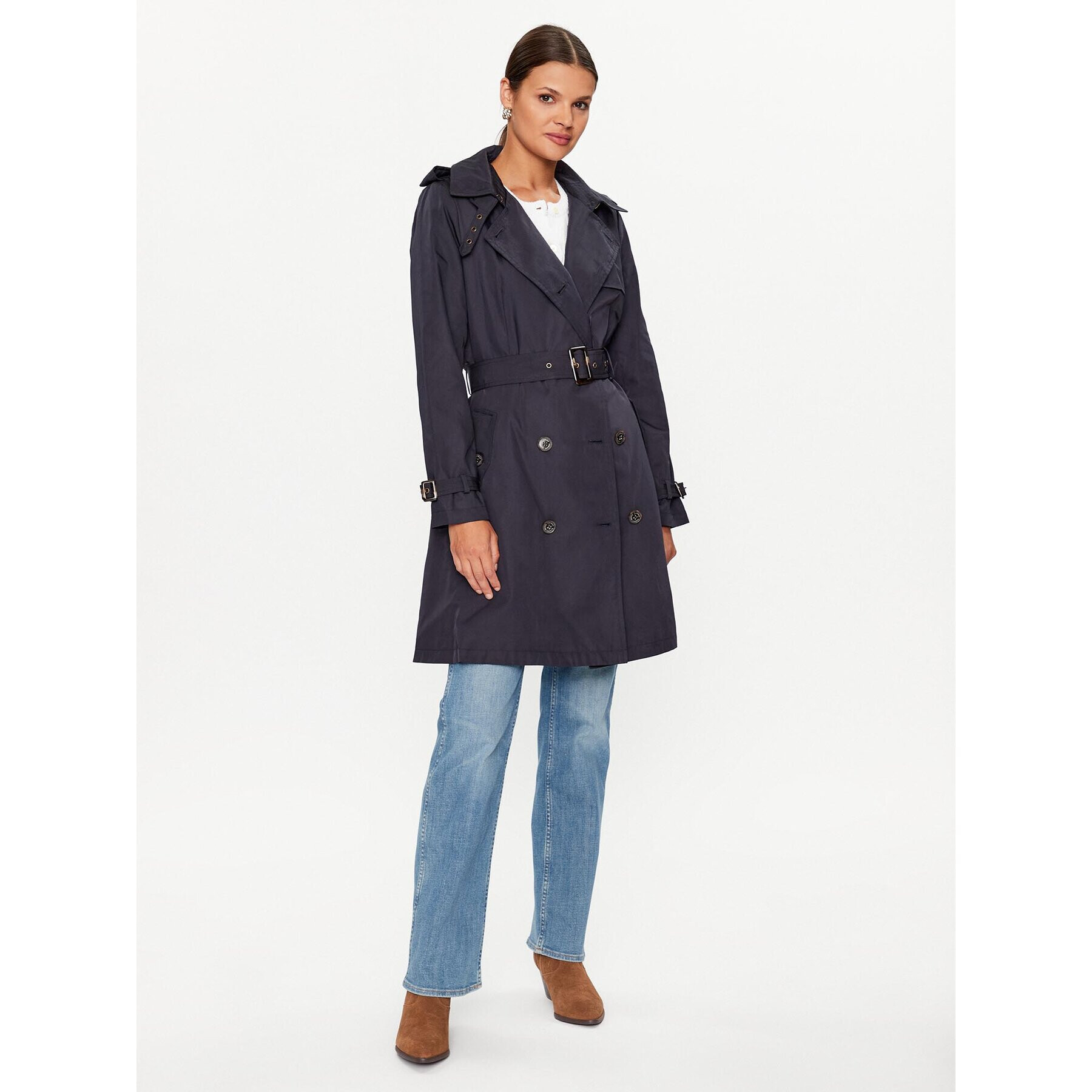 Lauren Ralph Lauren Kabát pro přechodné období 297918585002 Tmavomodrá Regular Fit - Pepit.cz