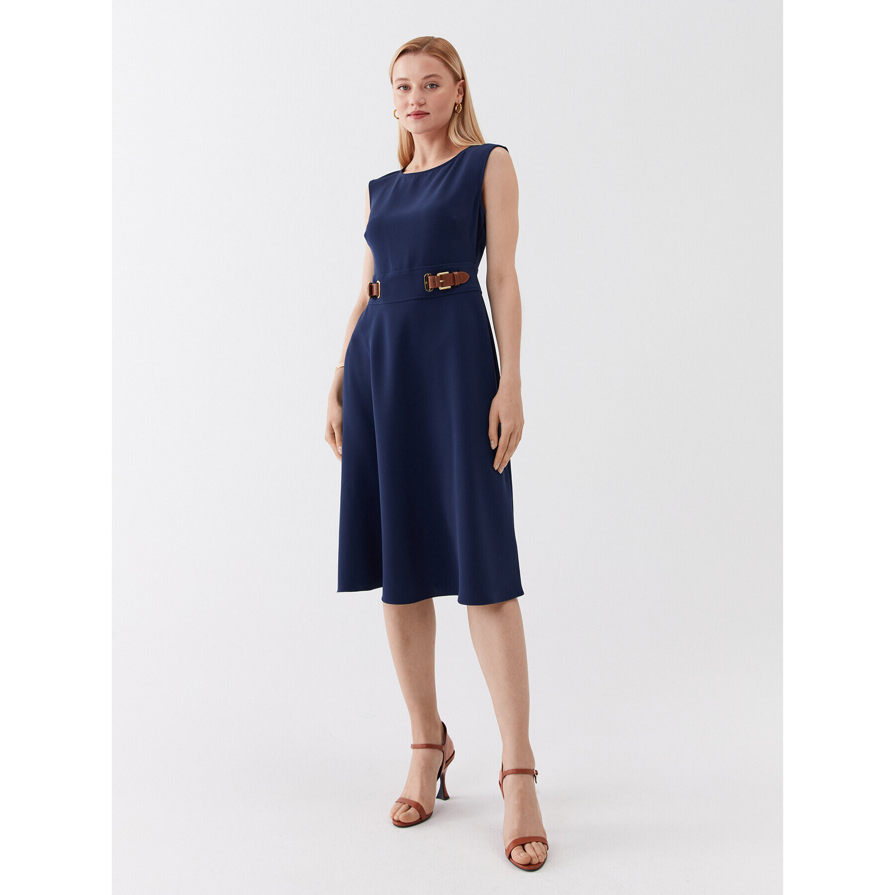 Lauren Ralph Lauren Každodenní šaty 250908629002 Tmavomodrá Regular Fit - Pepit.cz