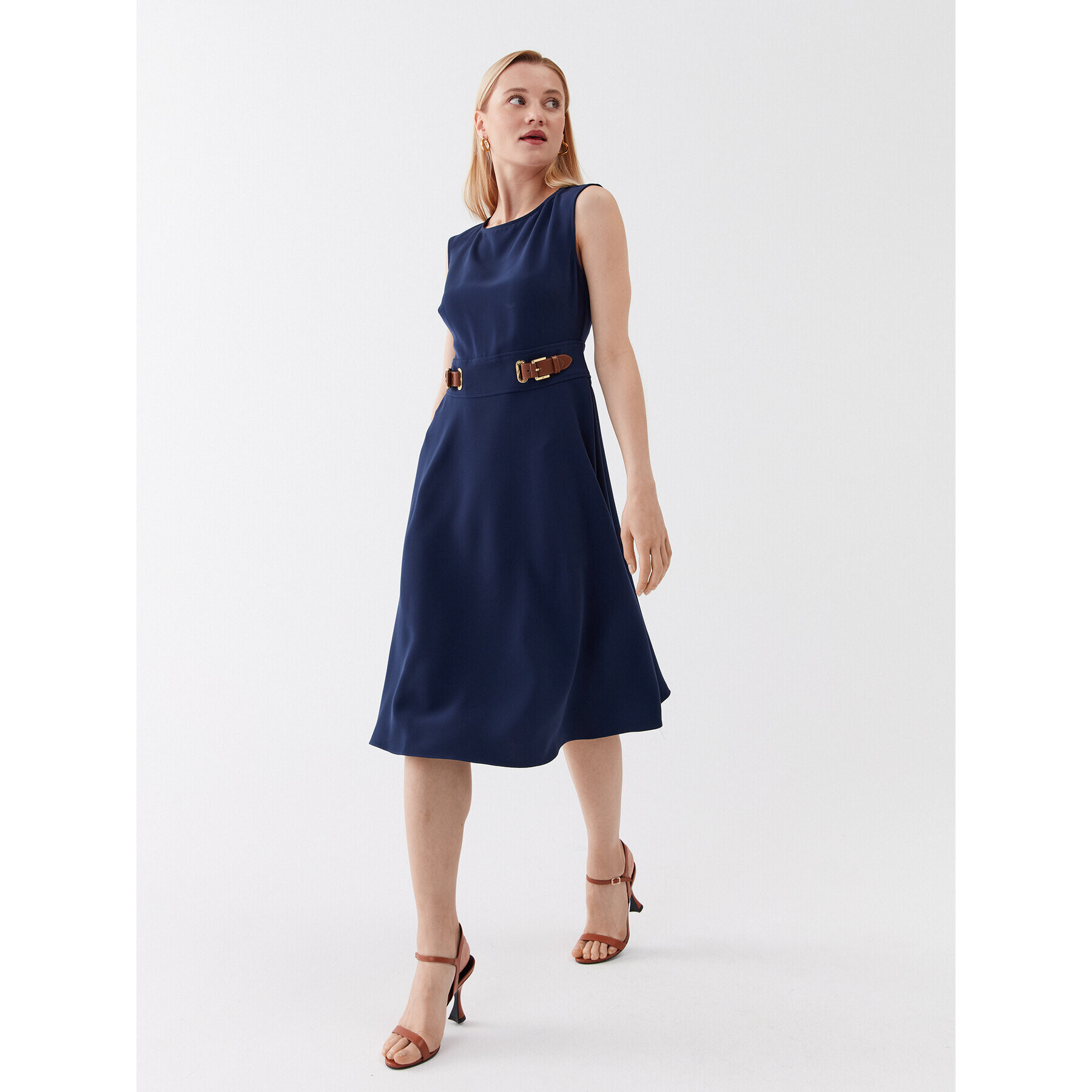 Lauren Ralph Lauren Každodenní šaty 250908629002 Tmavomodrá Regular Fit - Pepit.cz