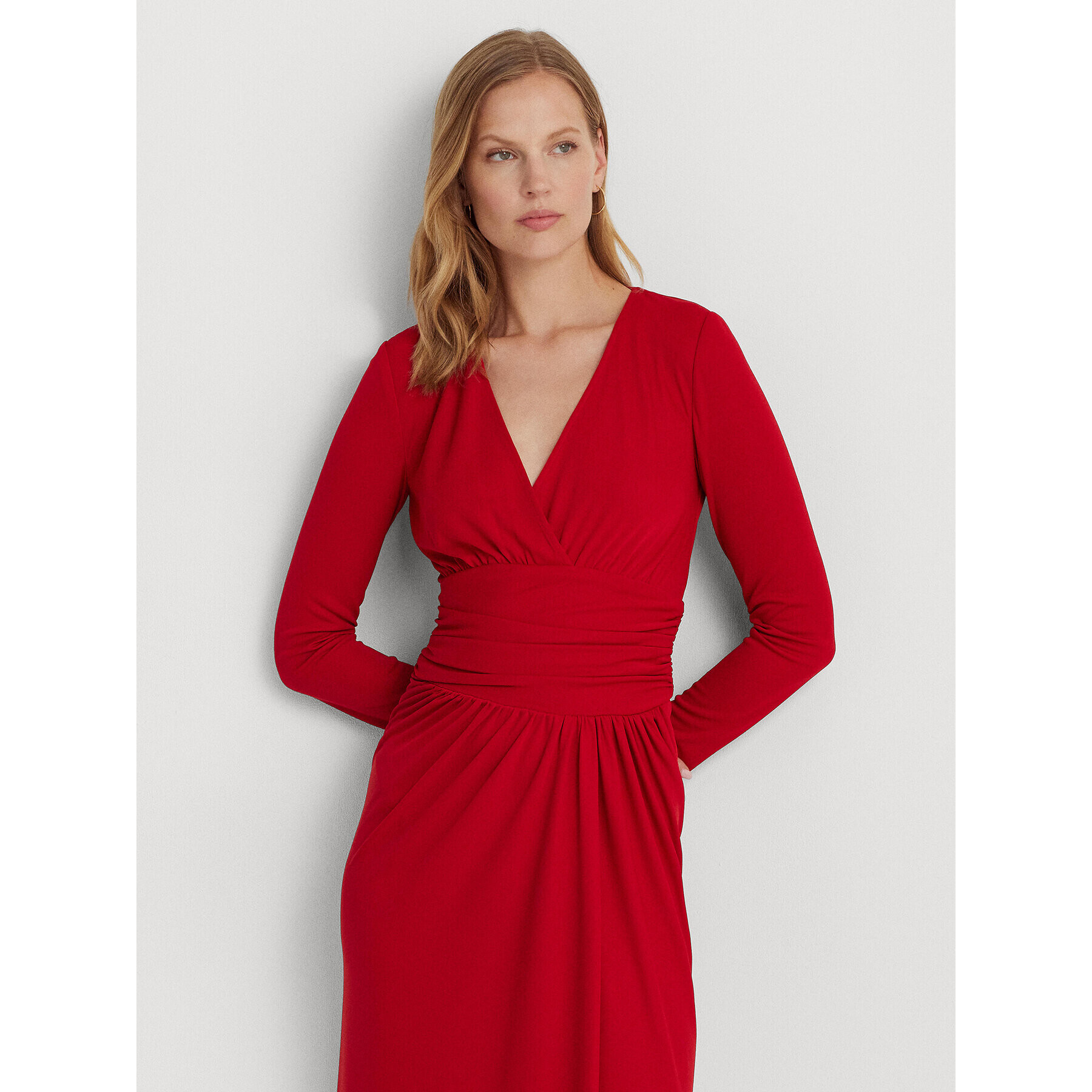 Lauren Ralph Lauren Každodenní šaty 250918987002 Červená Regular Fit - Pepit.cz