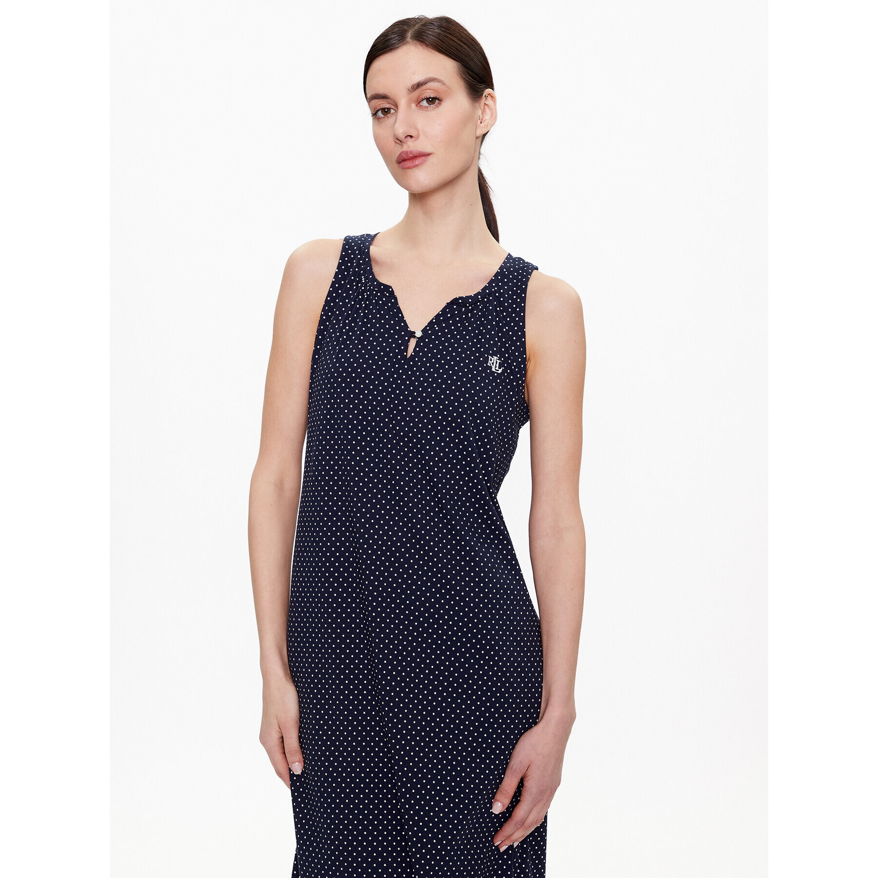 Lauren Ralph Lauren Noční košile I810702 Tmavomodrá Regular Fit - Pepit.cz