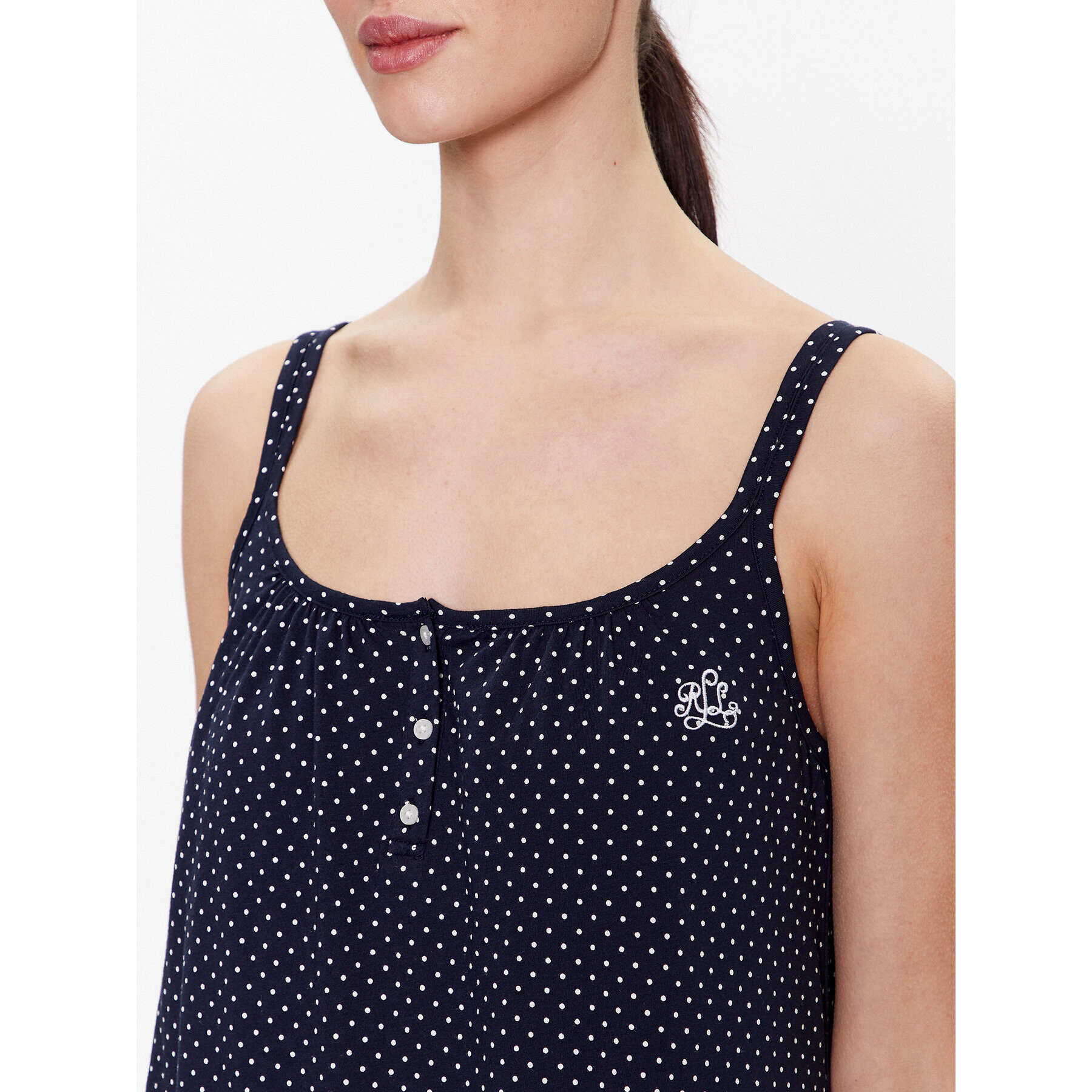 Lauren Ralph Lauren Noční košile I812702 Tmavomodrá Regular Fit - Pepit.cz