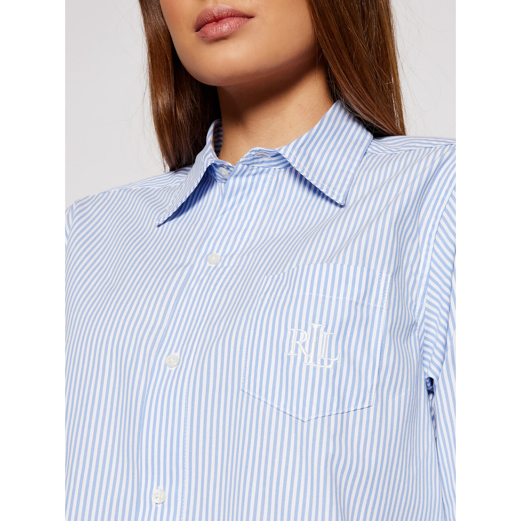 Lauren Ralph Lauren Noční košile I815197 Modrá Regular Fit - Pepit.cz