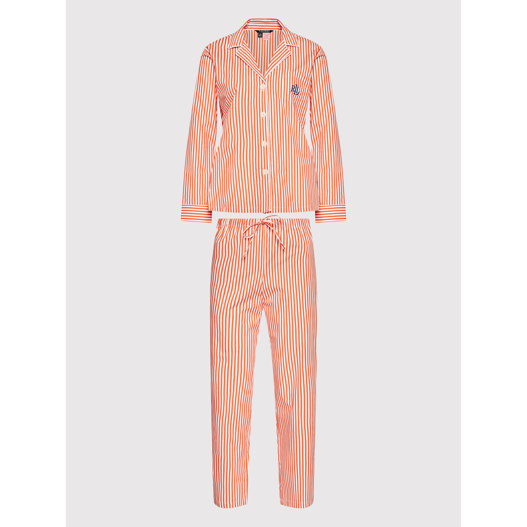 Lauren Ralph Lauren Pyžamo ILN92152 Oranžová Regular Fit - Pepit.cz