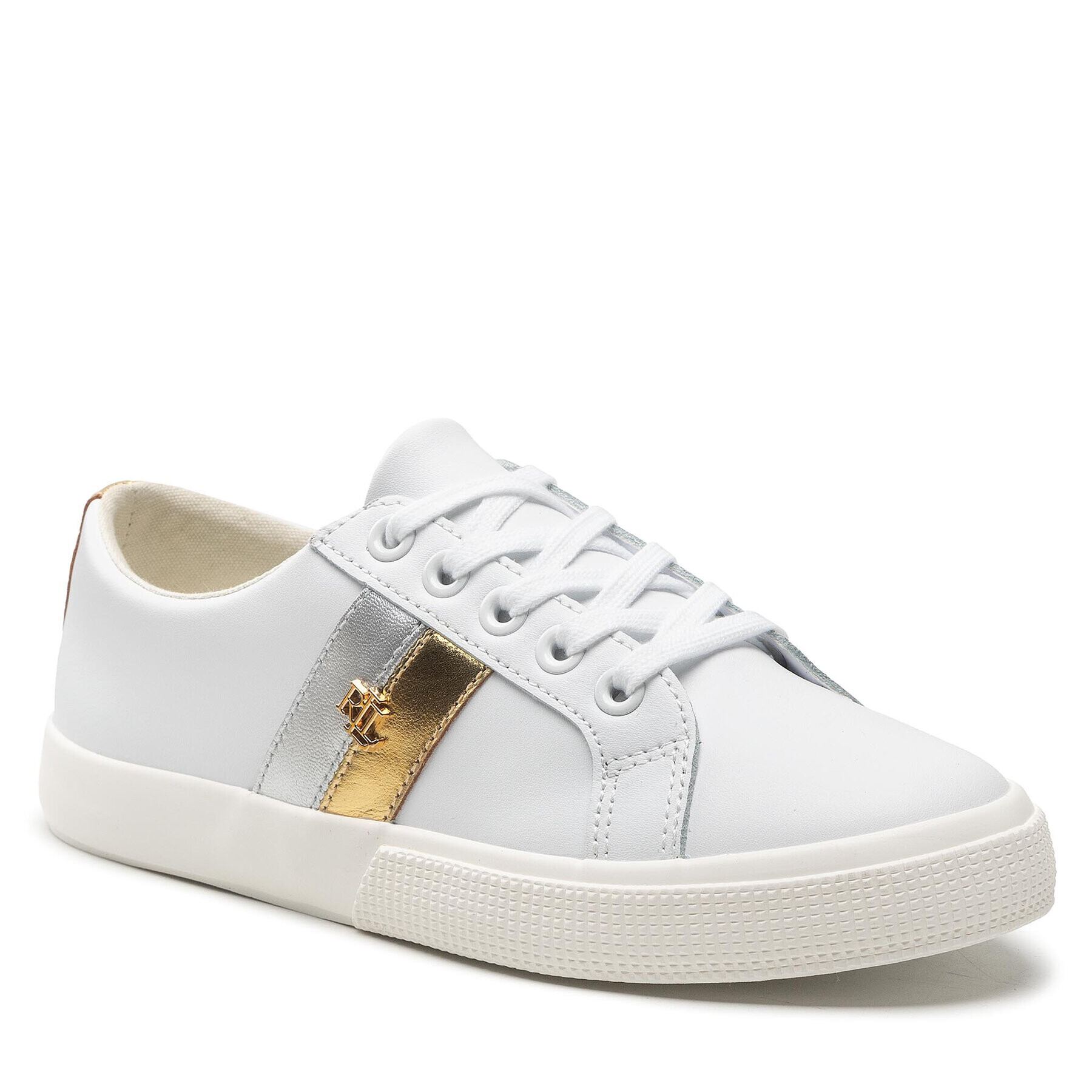 Lauren Ralph Lauren Sneakersy Janson II 802846087001 Bílá - Pepit.cz