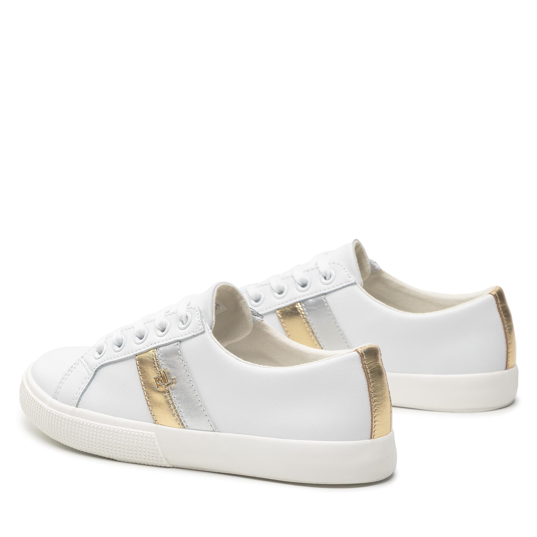 Lauren Ralph Lauren Sneakersy Janson II 802846087001 Bílá - Pepit.cz