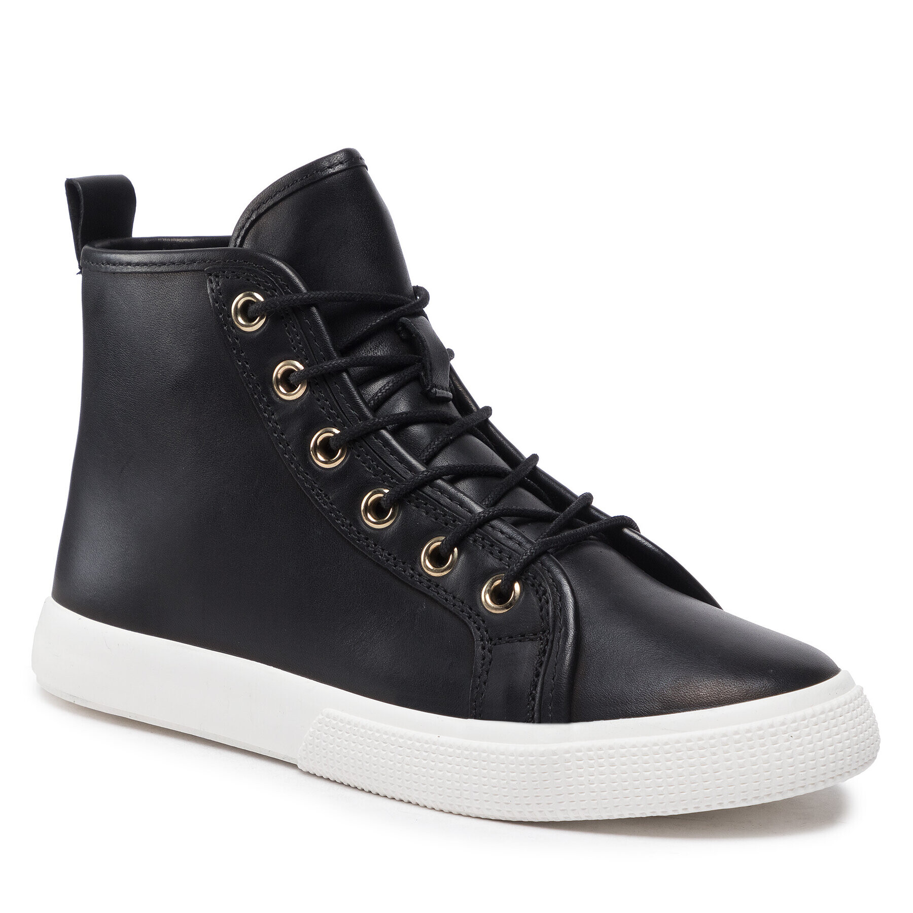 Lauren Ralph Lauren Sneakersy Jinger 802874224001 Černá - Pepit.cz