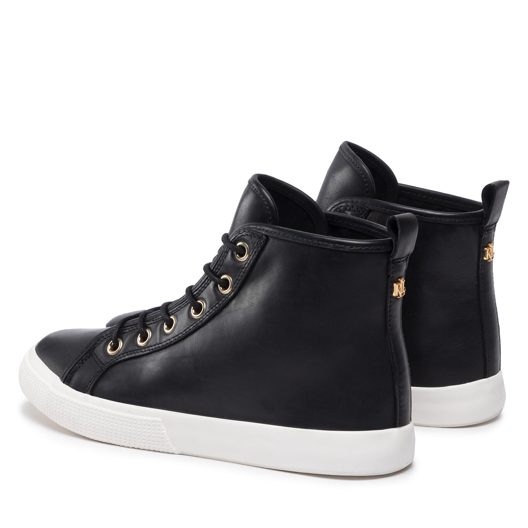 Lauren Ralph Lauren Sneakersy Jinger 802874224001 Černá - Pepit.cz