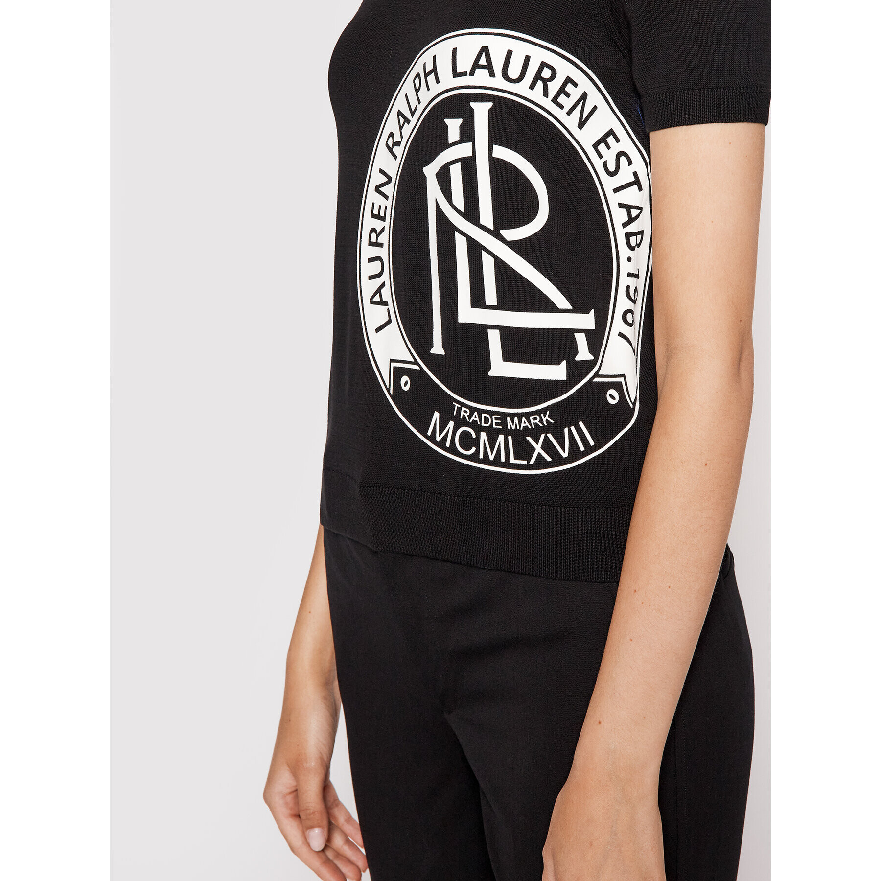 Lauren Ralph Lauren Svetr Ss 200837523001 Černá Regular Fit - Pepit.cz