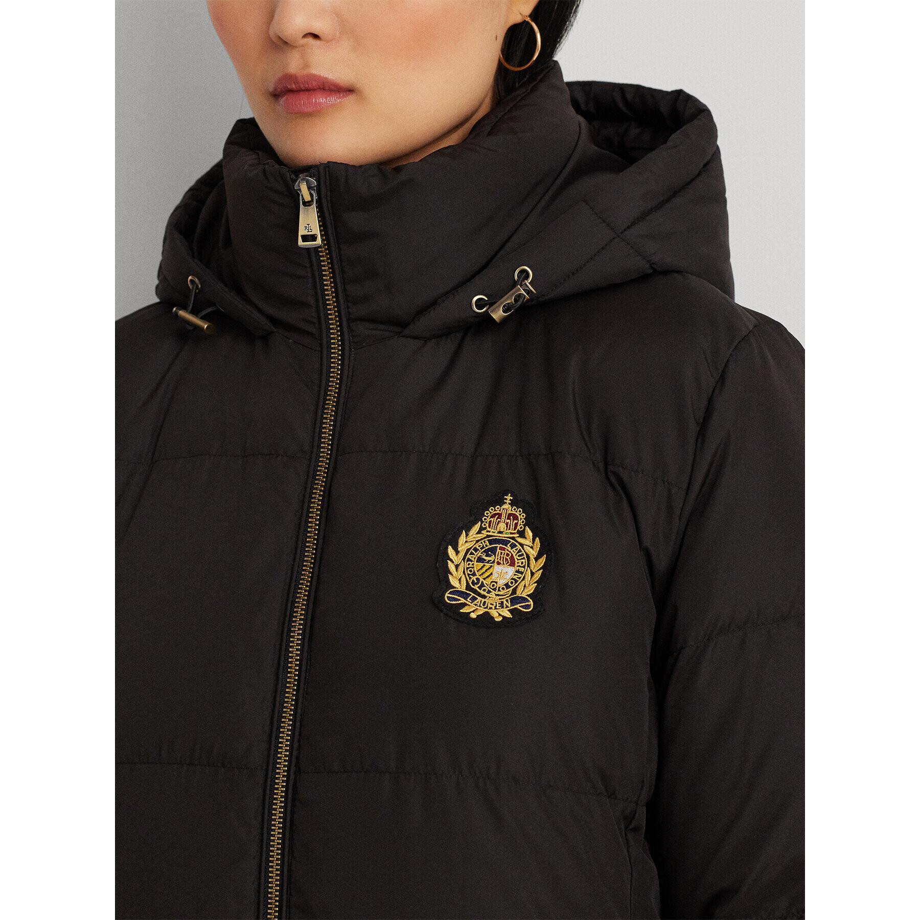 Lauren Ralph Lauren Vatovaná bunda 297928080001 Černá Regular Fit - Pepit.cz