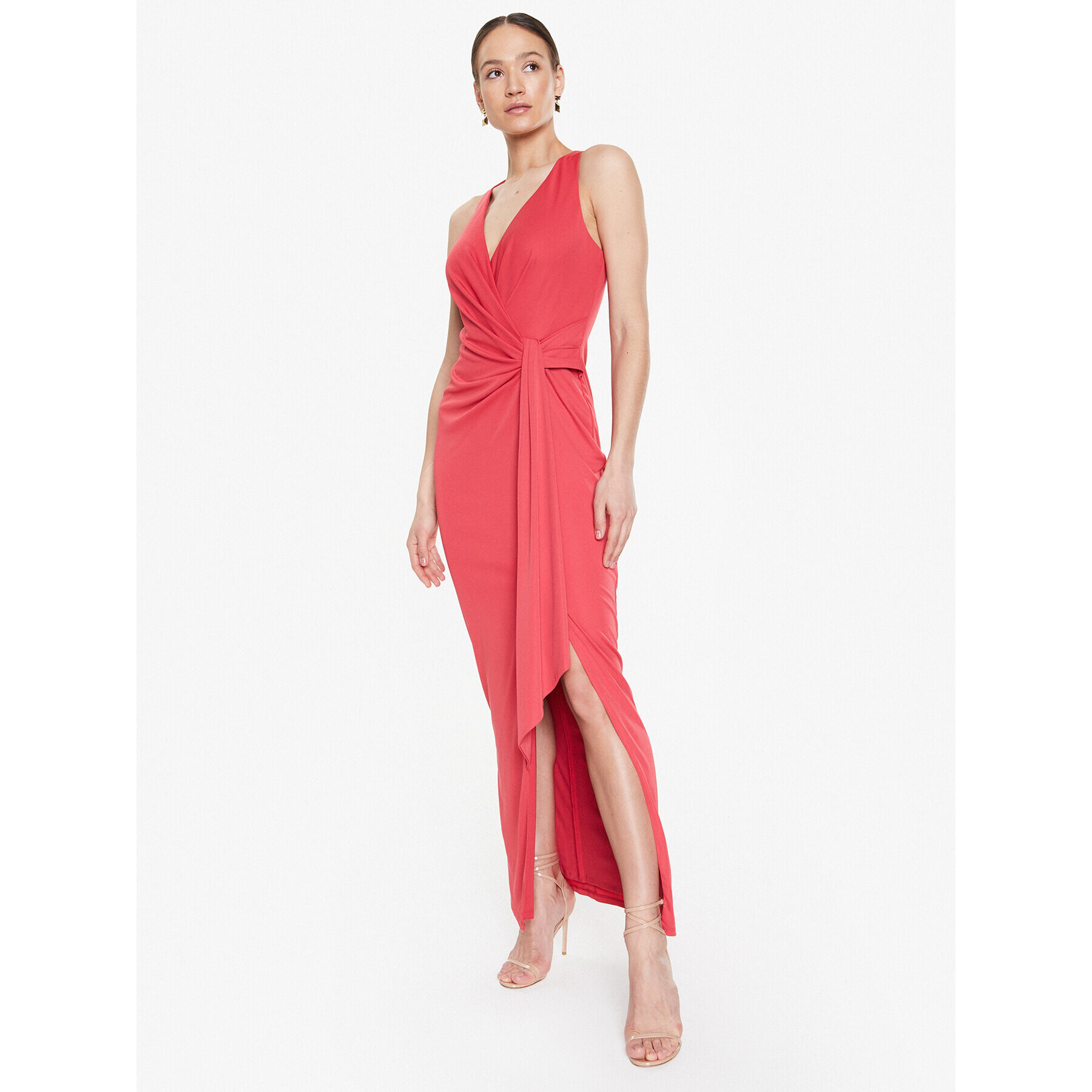 Lauren Ralph Lauren Večerní šaty 253899338002 Červená Regular Fit - Pepit.cz