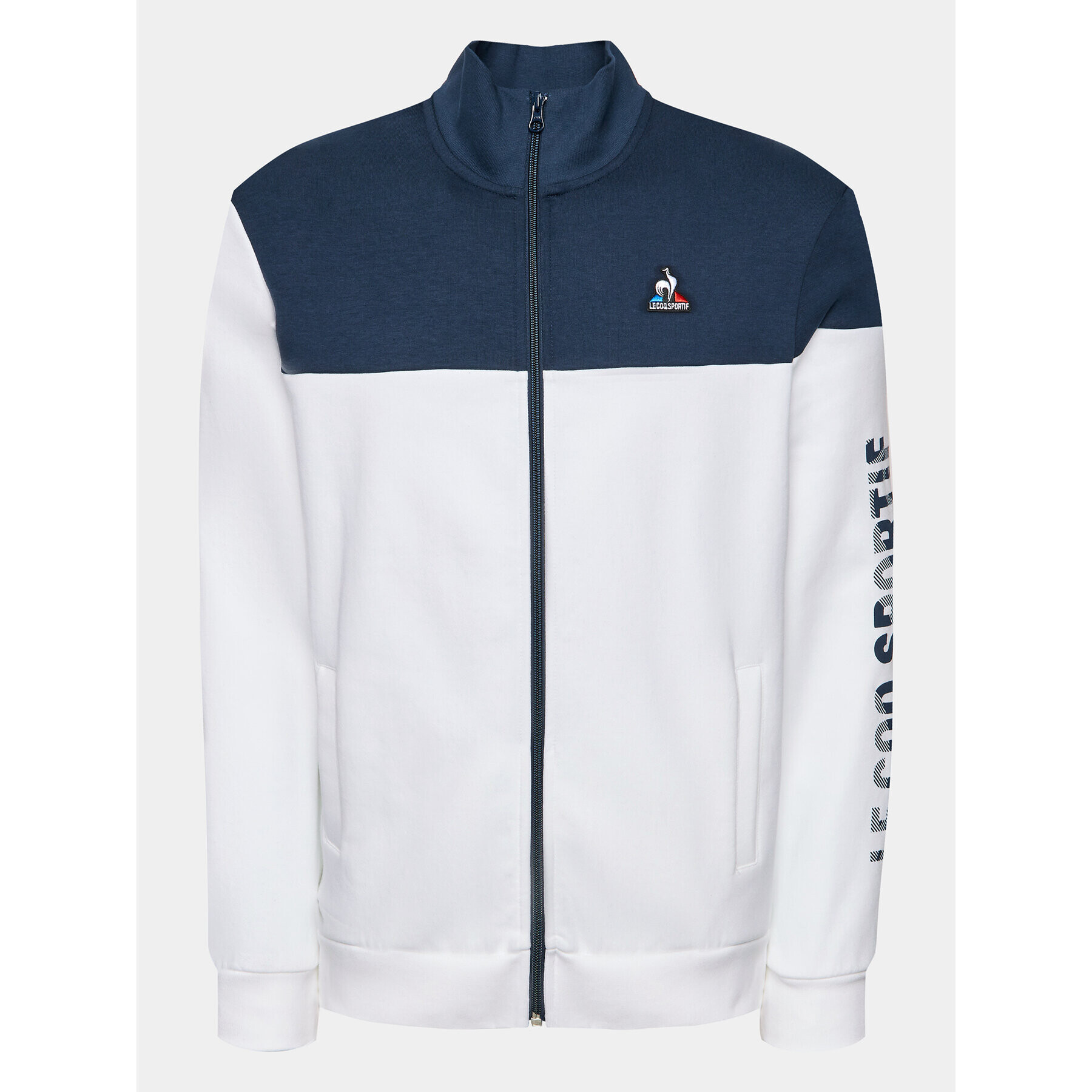 Le Coq Sportif Mikina 2320651 Bílá Regular Fit - Pepit.cz