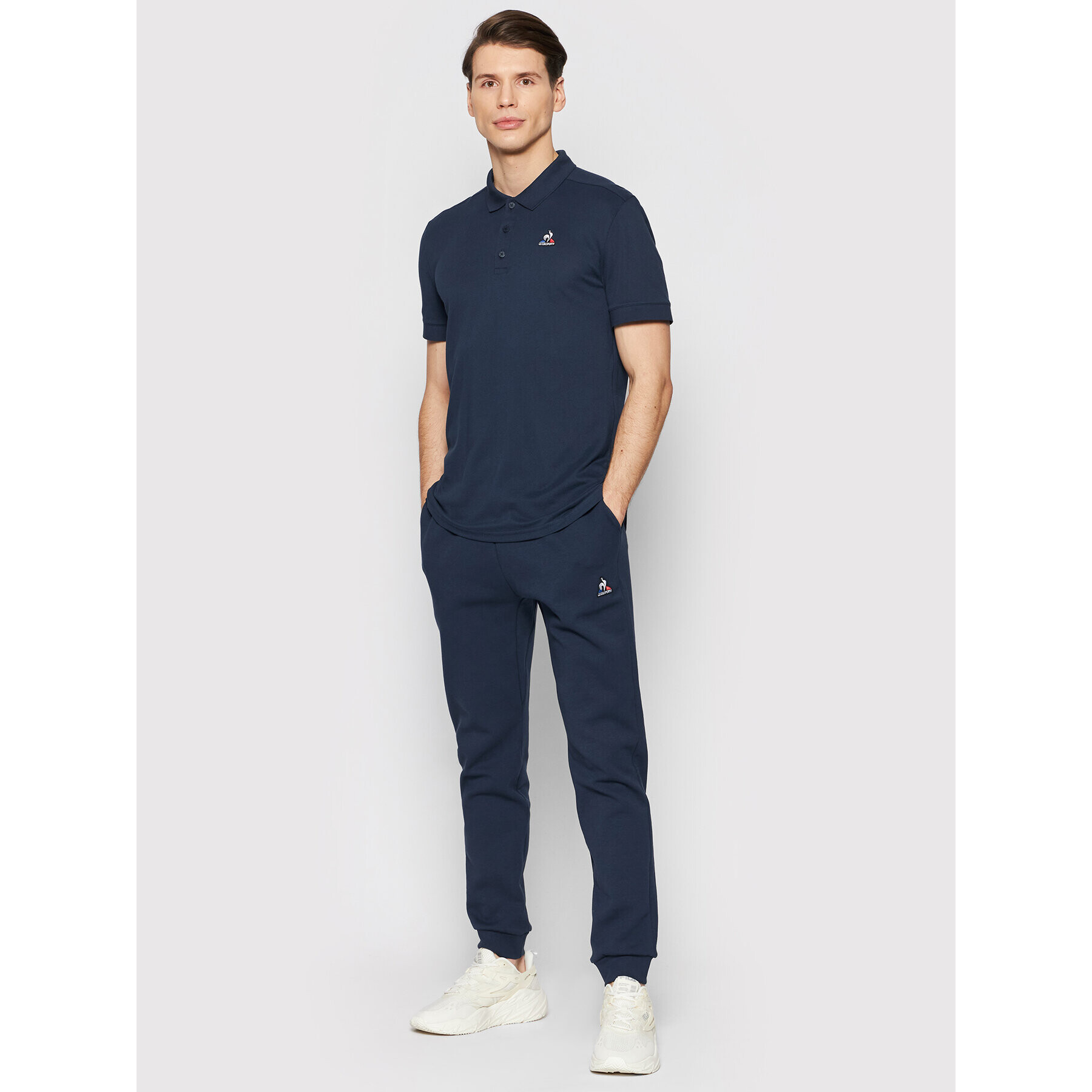 Le Coq Sportif Polokošile 2120705 Tmavomodrá Regular Fit - Pepit.cz