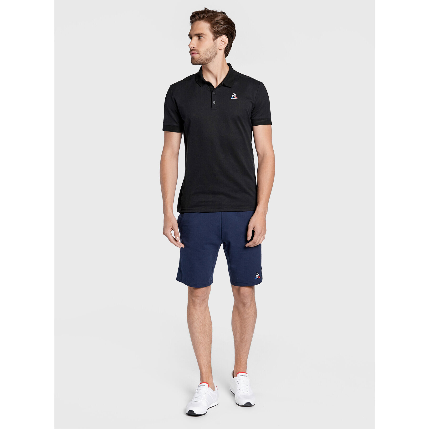 Le Coq Sportif Polokošile 2121092 Černá Regular Fit - Pepit.cz