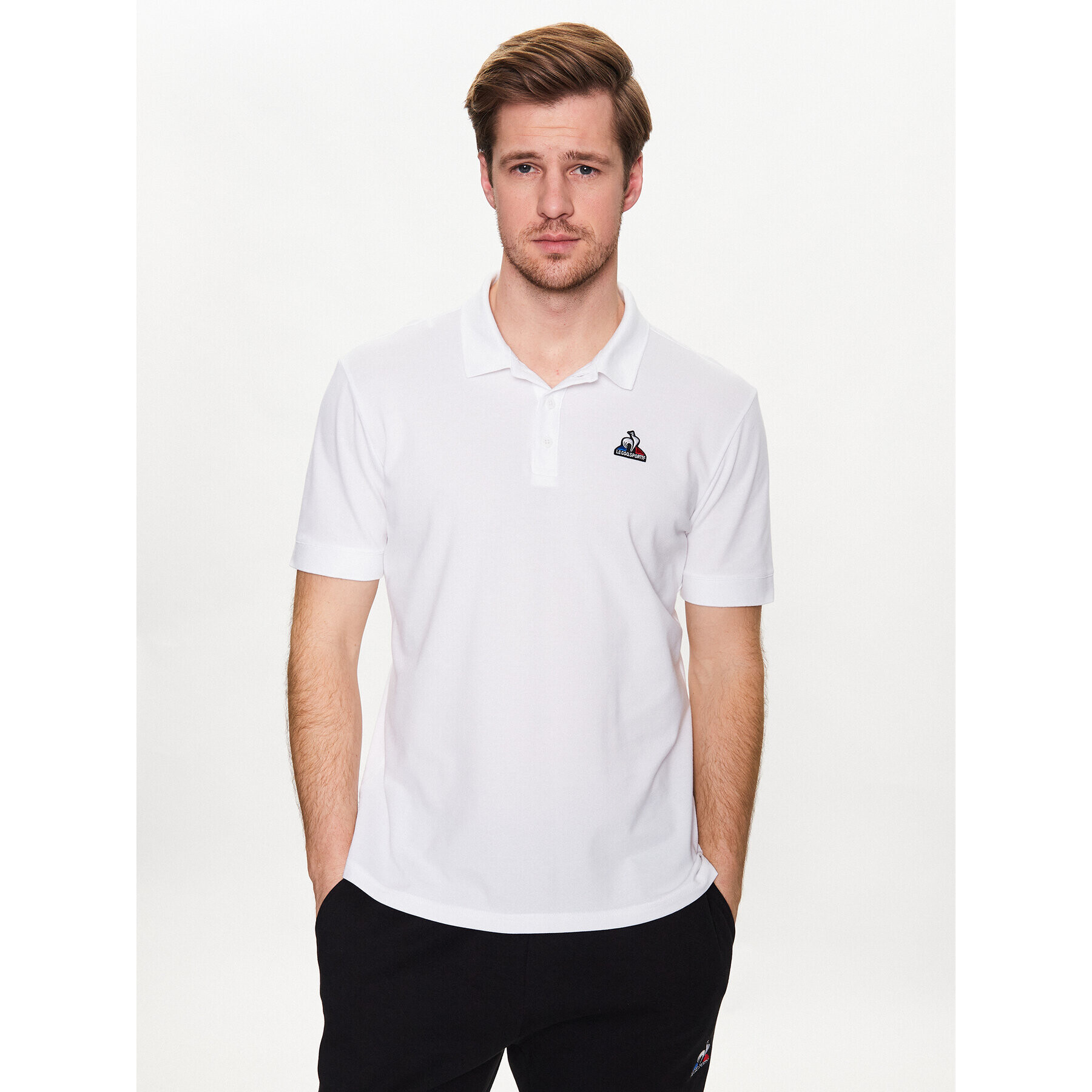 Le Coq Sportif Polokošile 2310552 Bílá Regular Fit - Pepit.cz