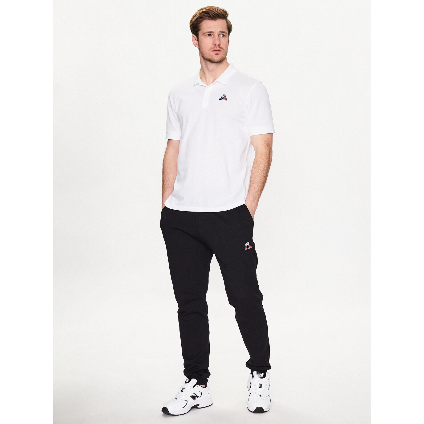 Le Coq Sportif Polokošile 2310552 Bílá Regular Fit - Pepit.cz