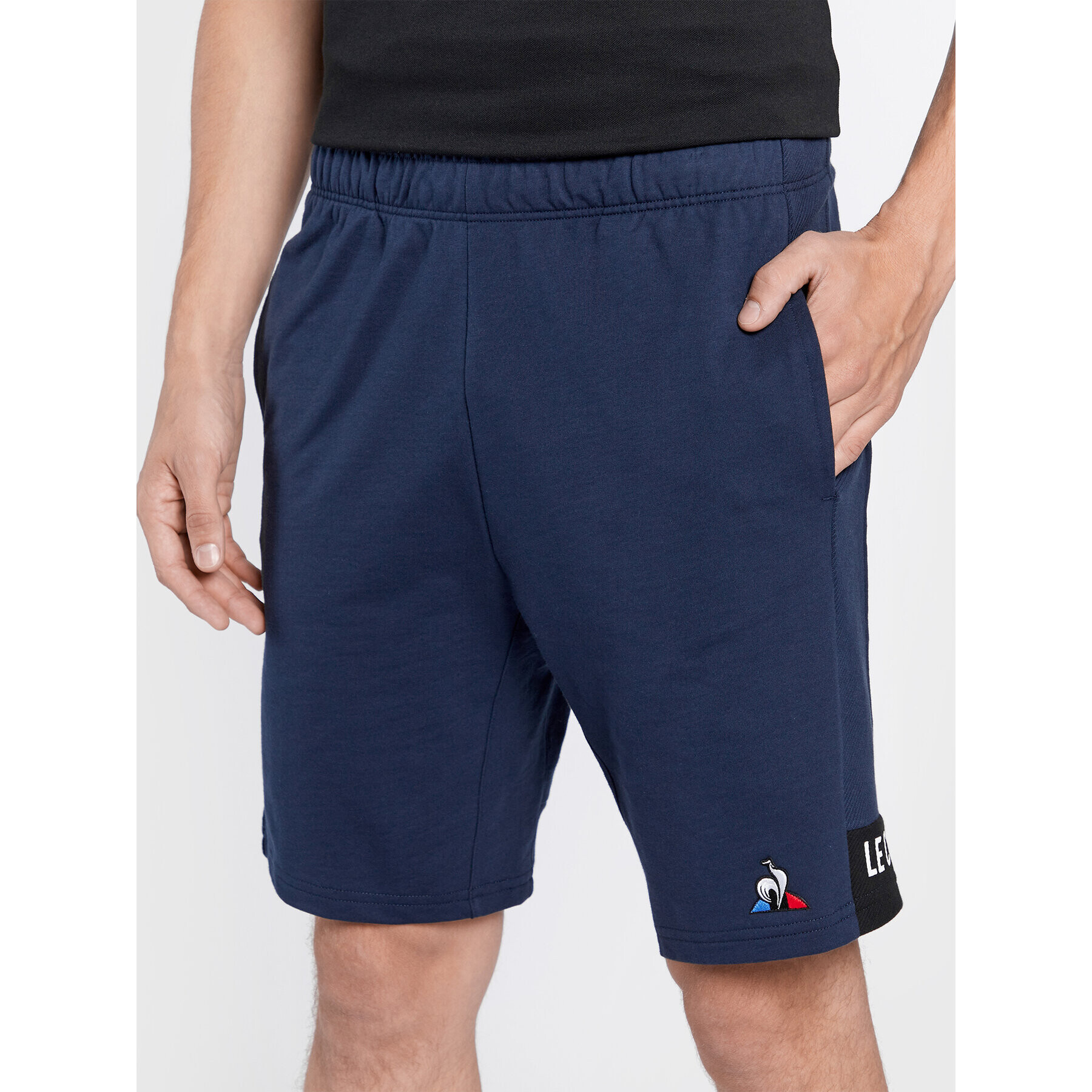 Le Coq Sportif Sportovní kraťasy 2110546 2110546 Tmavomodrá Regular Fit - Pepit.cz