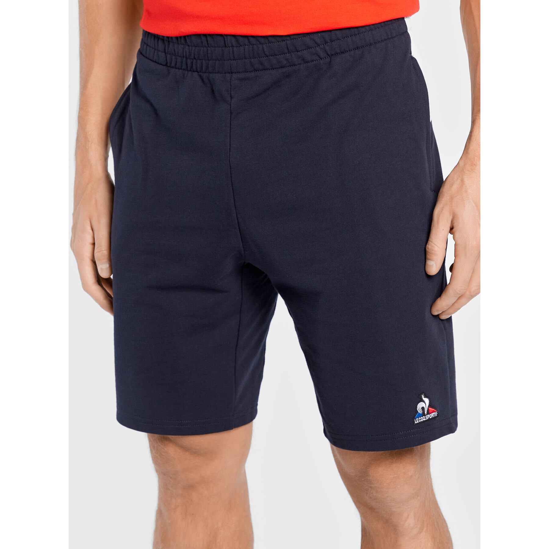 Le Coq Sportif Sportovní kraťasy 2220300 Tmavomodrá Regular Fit - Pepit.cz