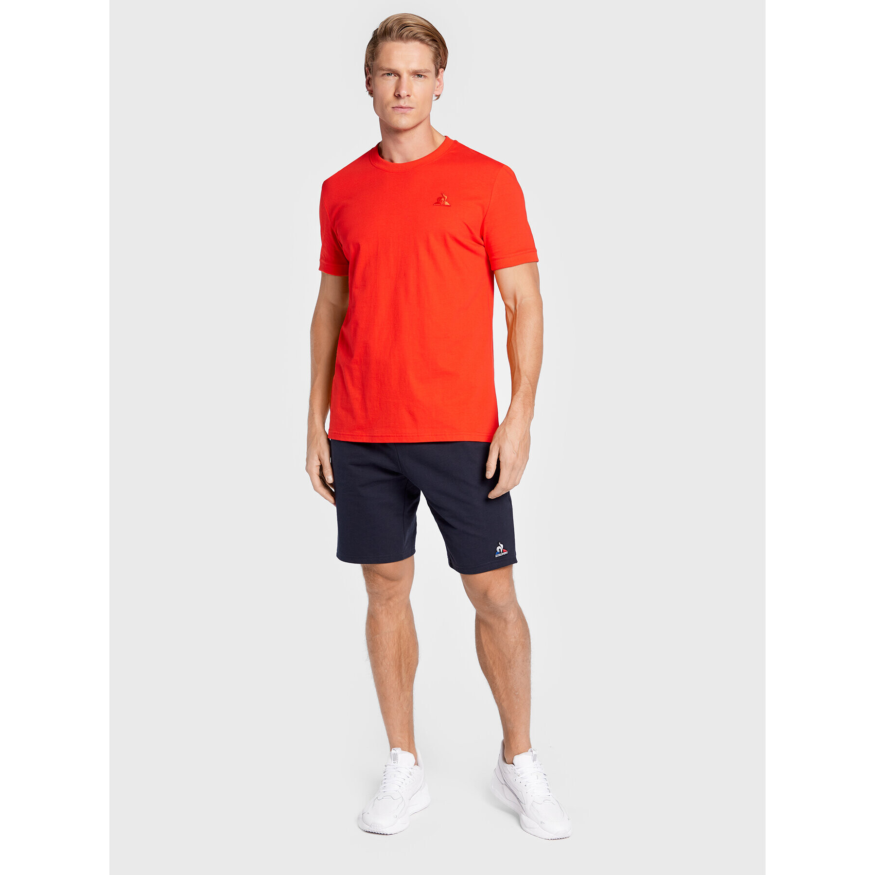 Le Coq Sportif Sportovní kraťasy 2220300 Tmavomodrá Regular Fit - Pepit.cz