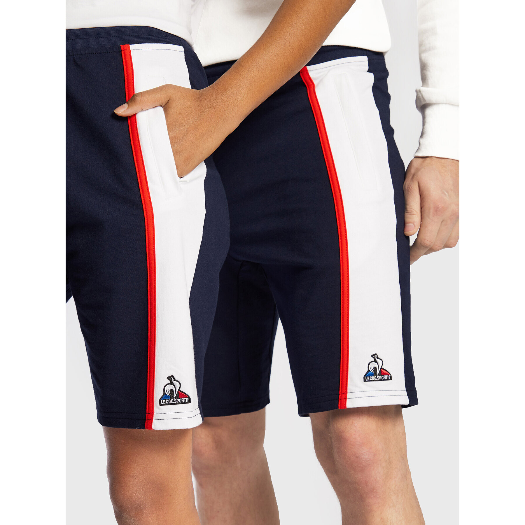 Le Coq Sportif Sportovní kraťasy Unisex 2220293 Tmavomodrá Regular Fit - Pepit.cz