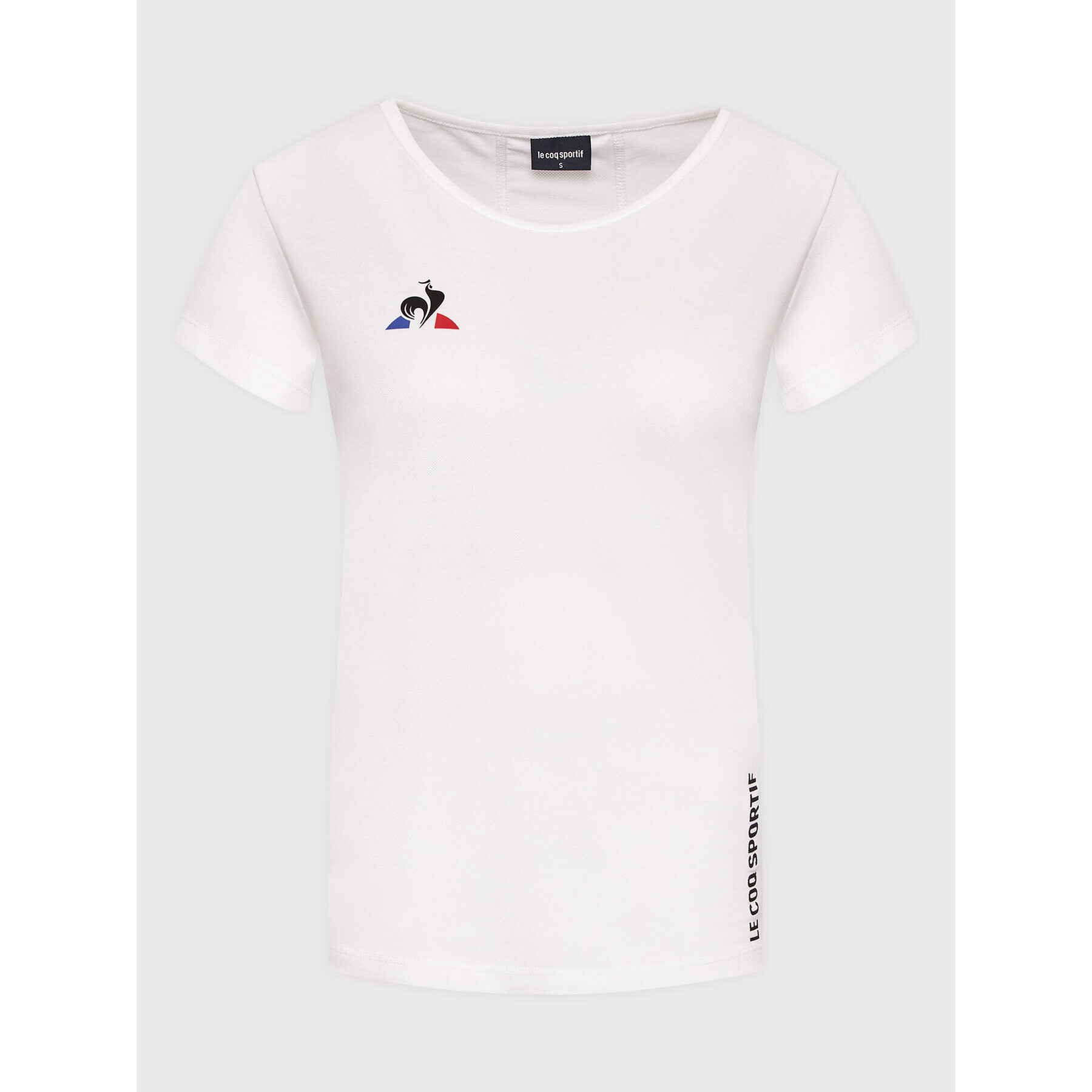 Le Coq Sportif T-Shirt 2020716 Bílá Regular Fit - Pepit.cz