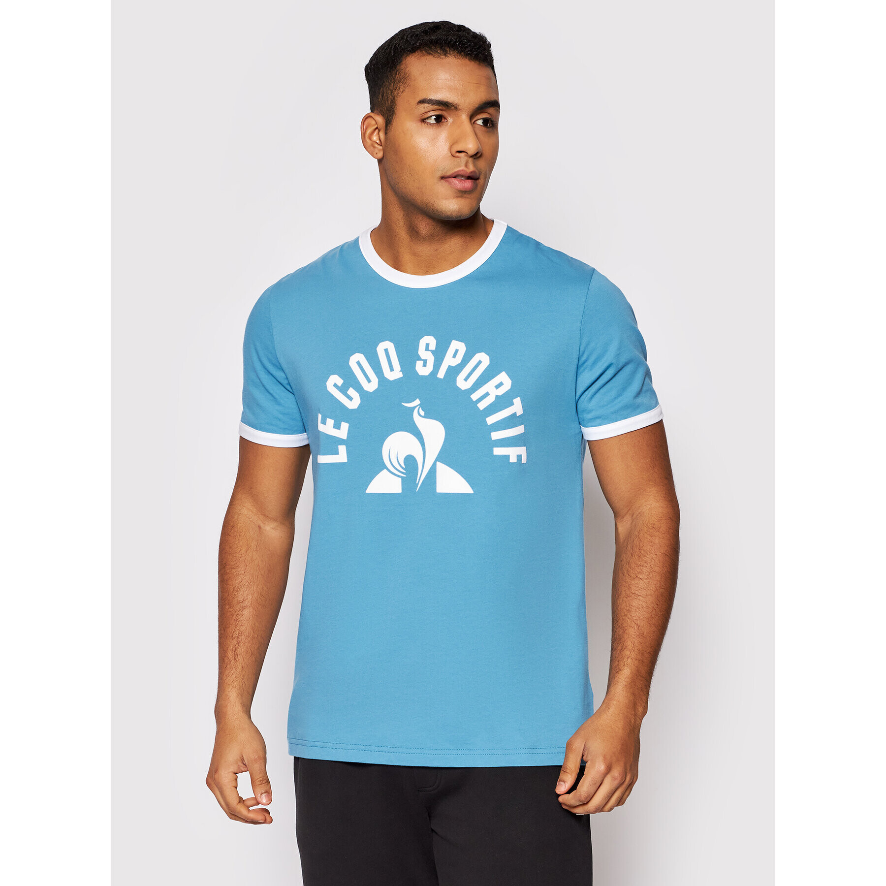 Le Coq Sportif T-Shirt 2110310 Modrá Regular Fit - Pepit.cz