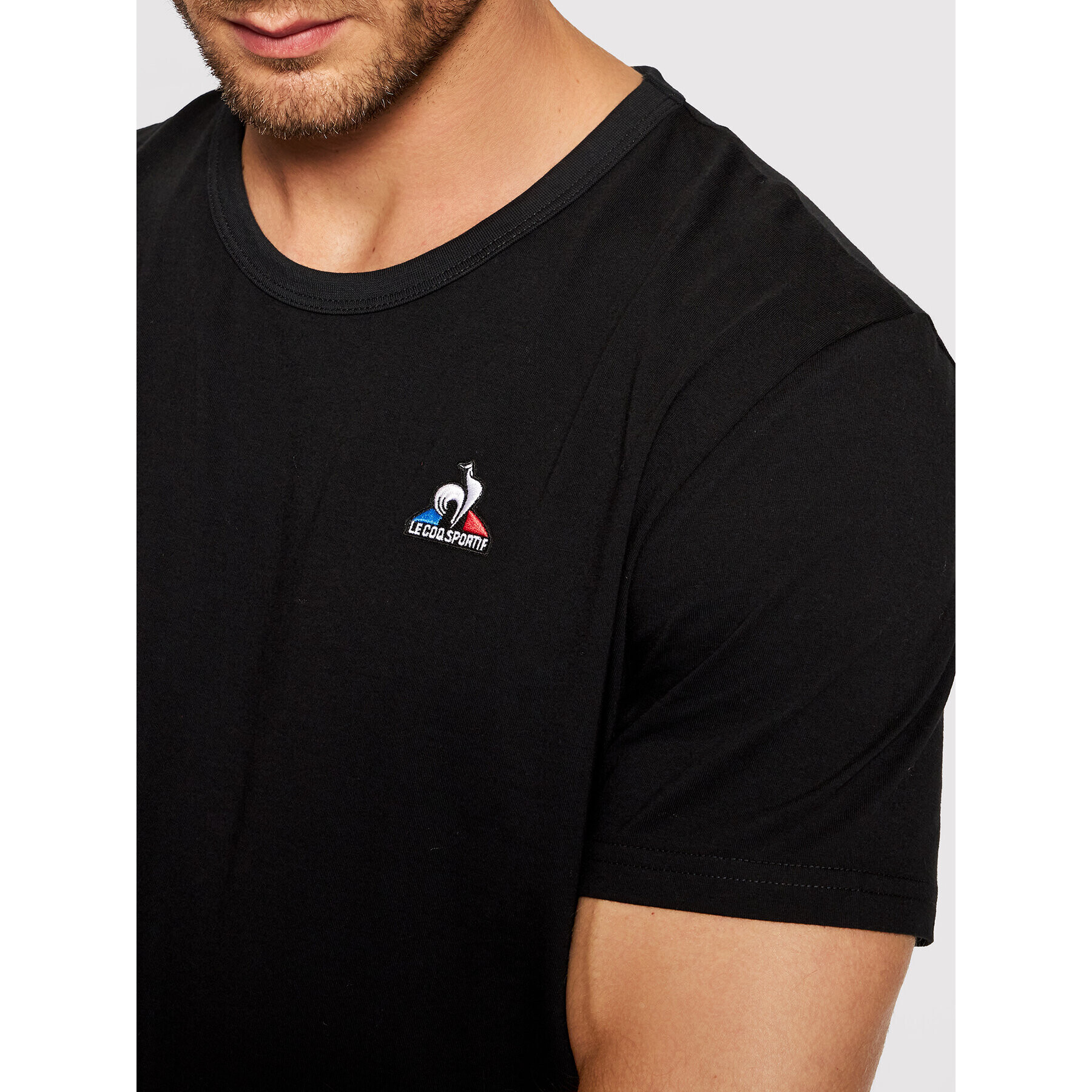 Le Coq Sportif T-Shirt 2120199 Černá Regular Fit - Pepit.cz