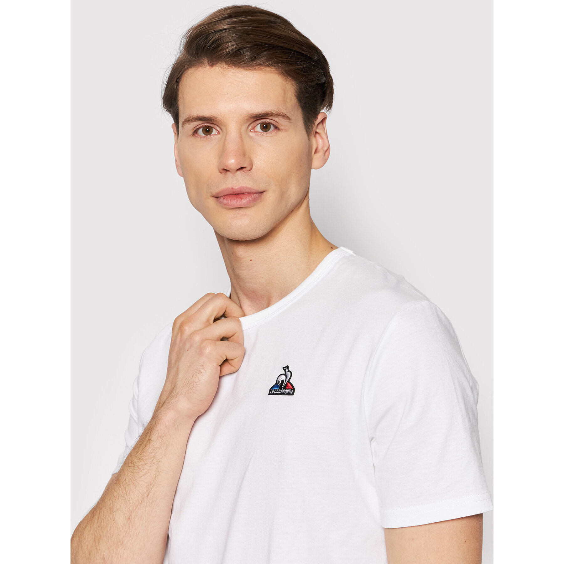 Le Coq Sportif T-Shirt 2120202 Bílá Regular Fit - Pepit.cz