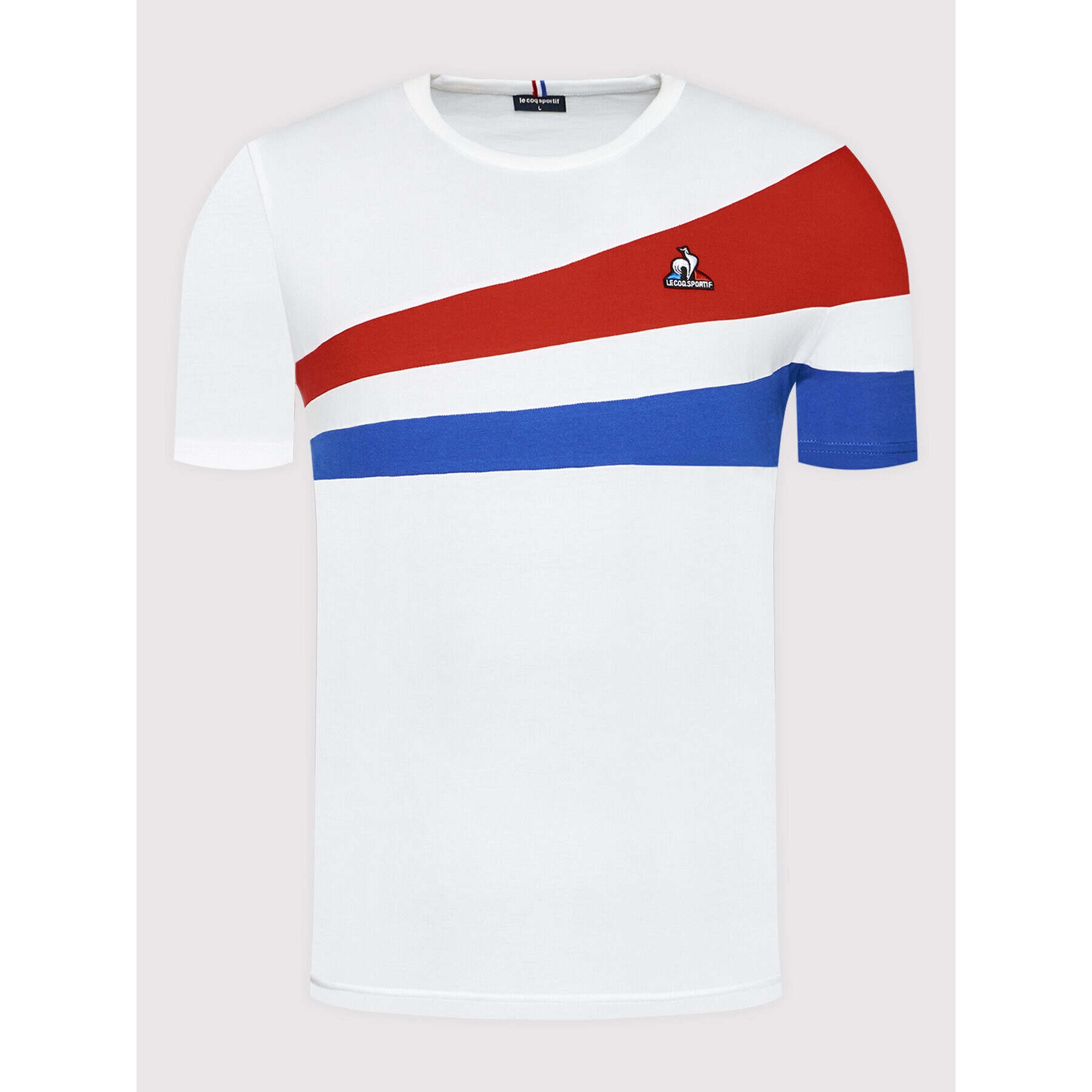 Le Coq Sportif T-Shirt 2120315 Bílá Regular Fit - Pepit.cz