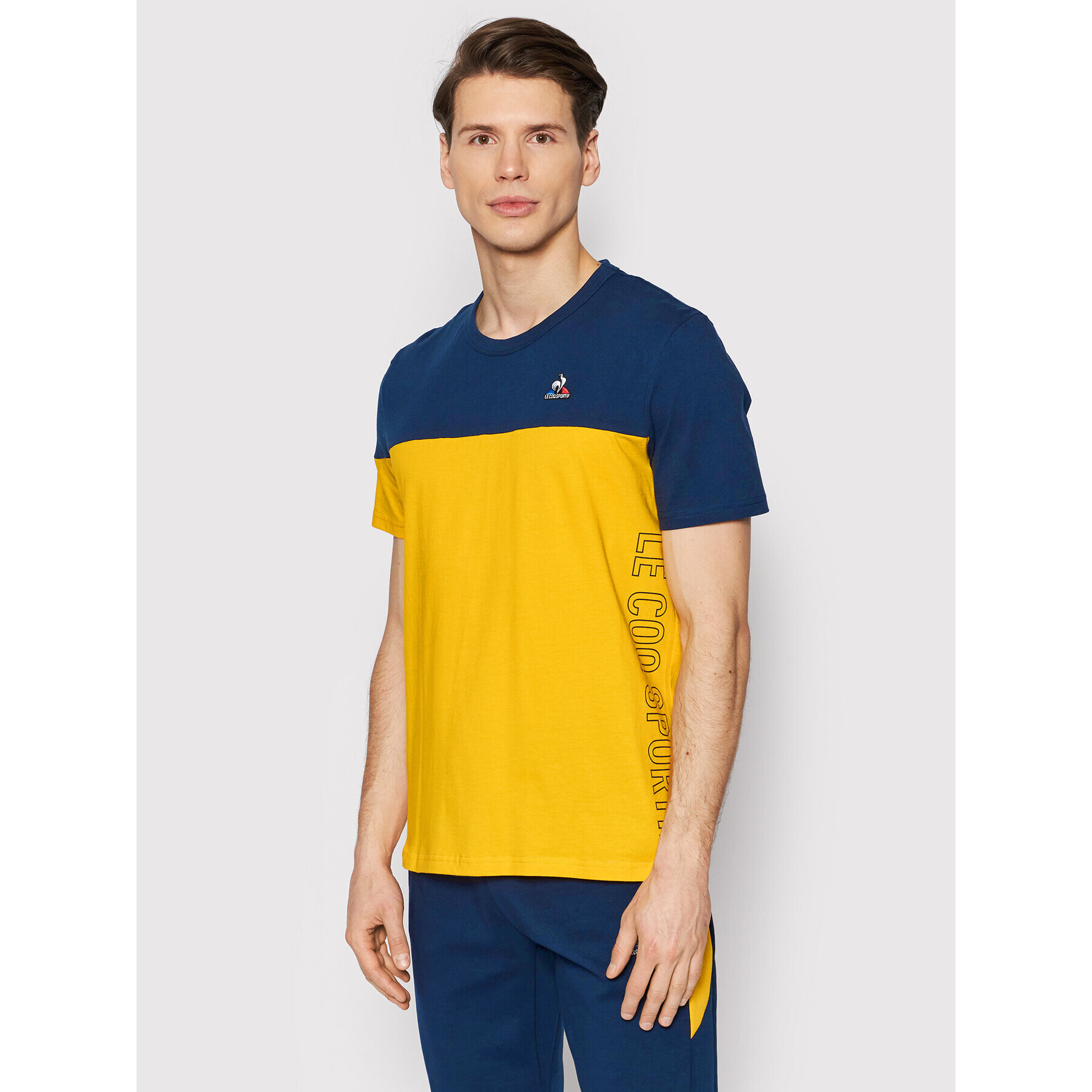 Le Coq Sportif T-Shirt 2210373 Žlutá Regular Fit - Pepit.cz